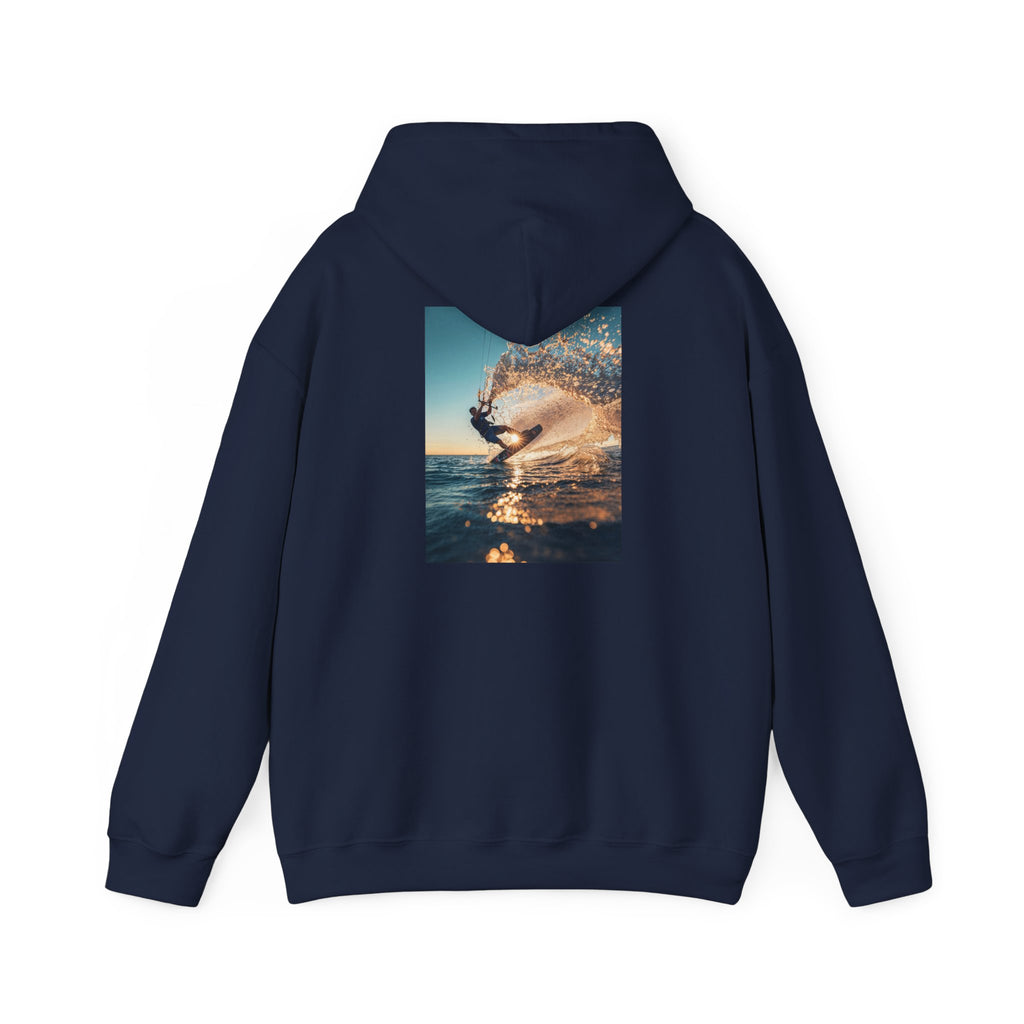 Galaxy Spiral, Hoodie | Surfer Wave Back Print