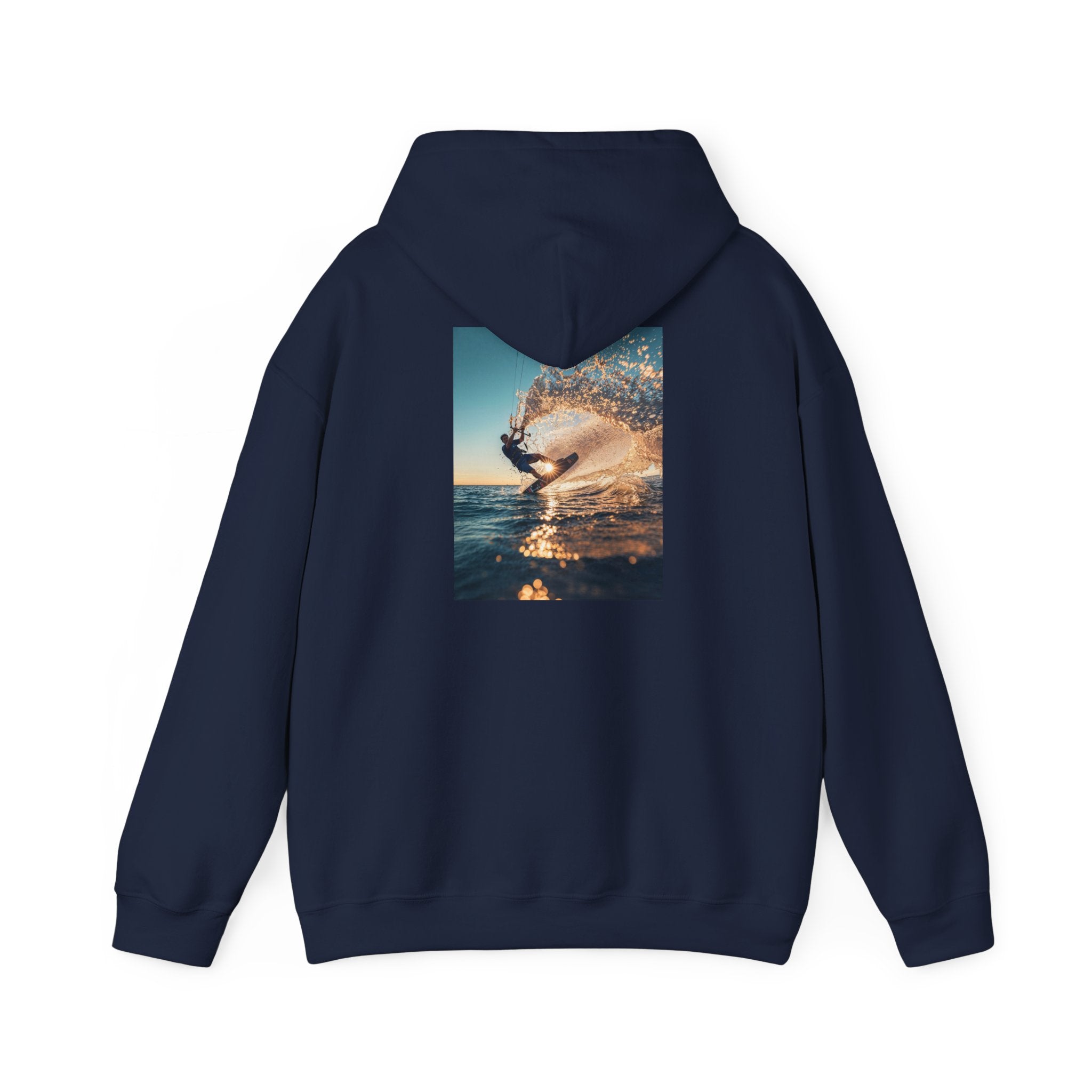 Galaxy Spiral, Hoodie | Surfer Wave Back Print