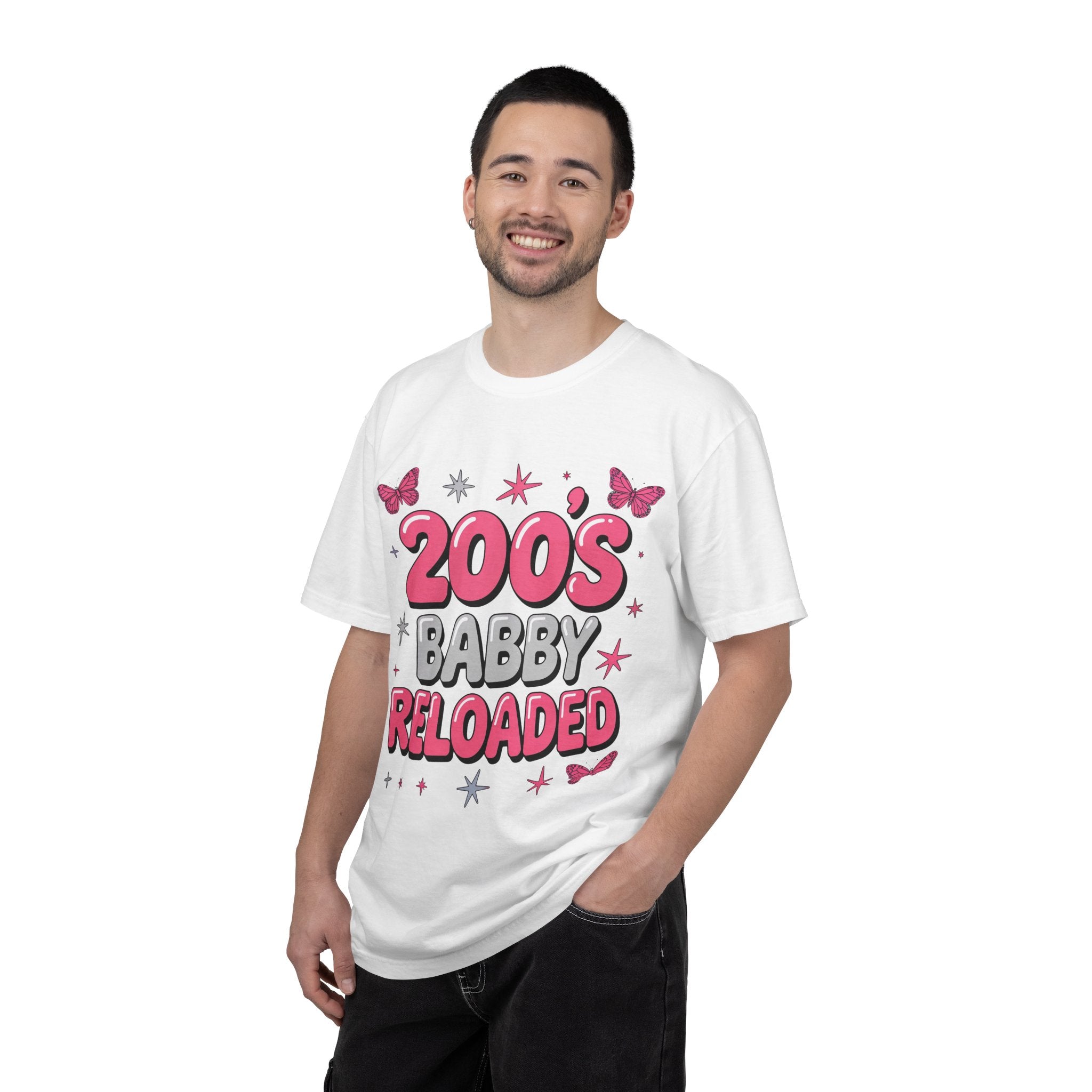 2000s Baby Reloaded T-shirt | Y2K Butterfly Graphic Tee