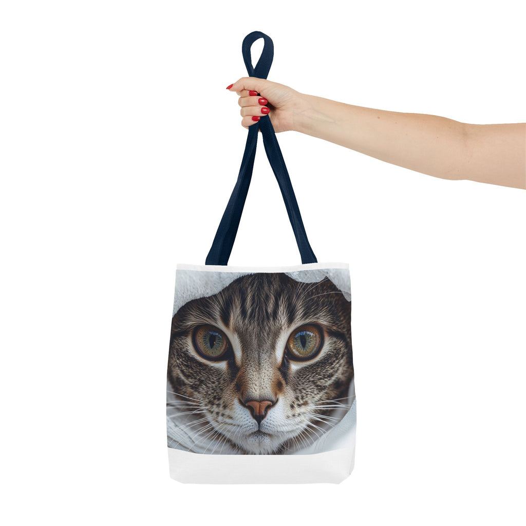 Sac fourre-tout imprimé chat tigré | Sac fourre-tout à motif chat |