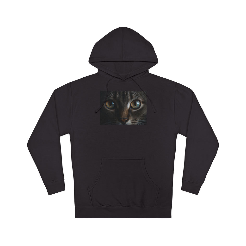 Gros plan sur un visage de chat à capuche | Portrait réaliste d'un chat tigré