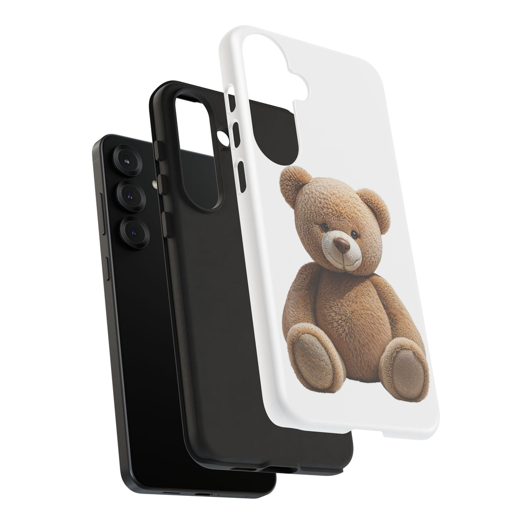 Teddy Bear Phone Case | Cute Plush Toy Illustration, i-phone, Samsung, Google phone