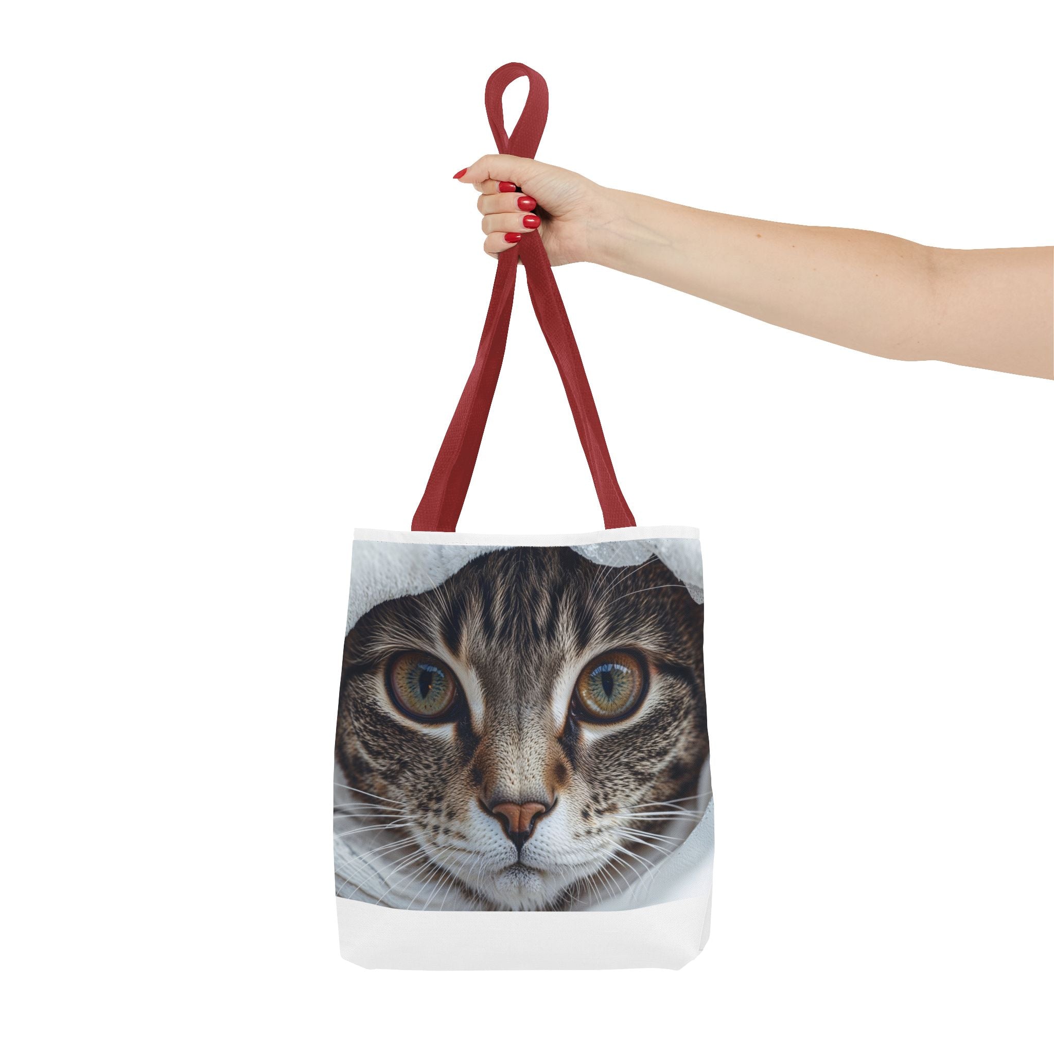 Sac fourre-tout imprimé chat tigré | Sac fourre-tout à motif chat |