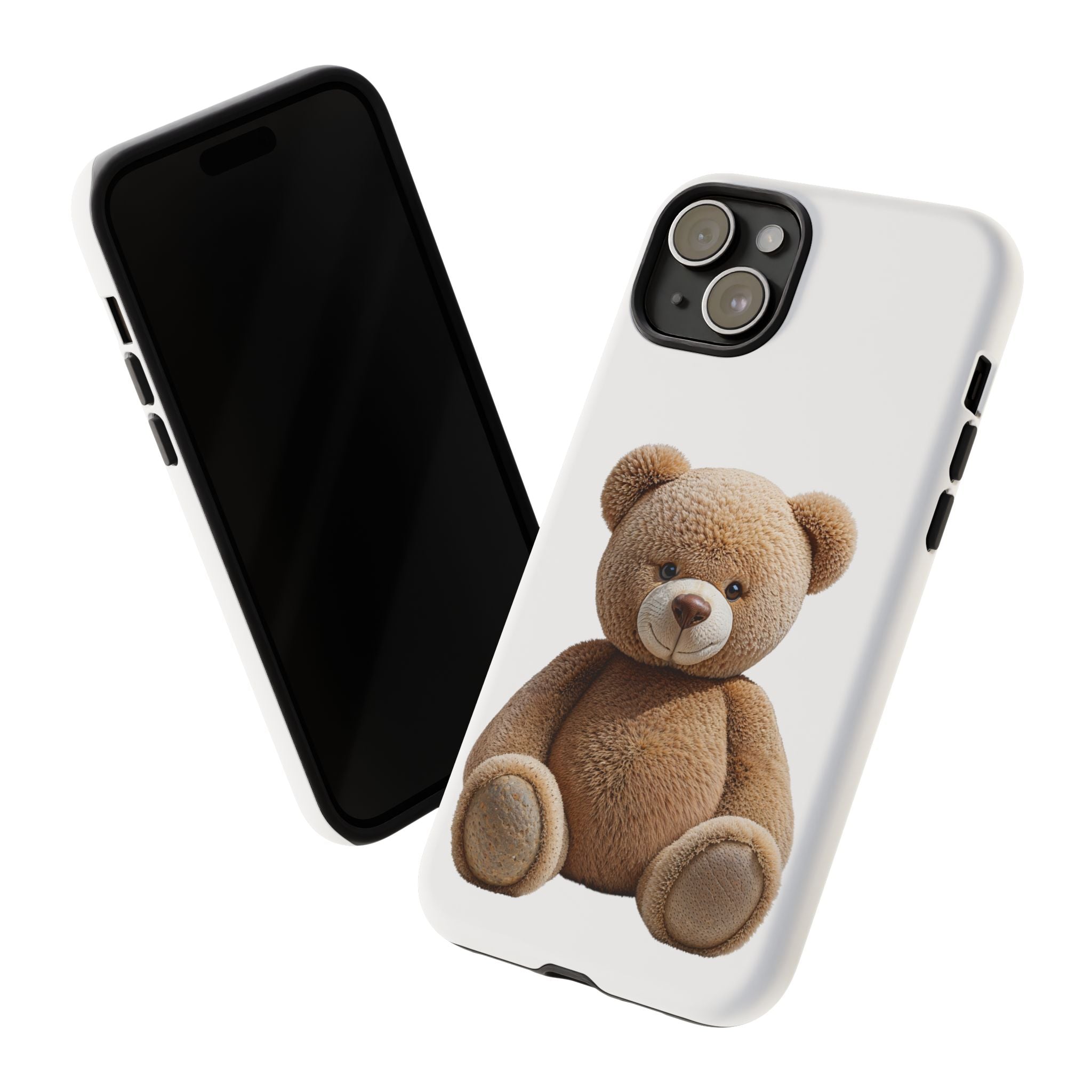 Teddy Bear Phone Case | Cute Plush Toy Illustration, i-phone, Samsung, Google phone