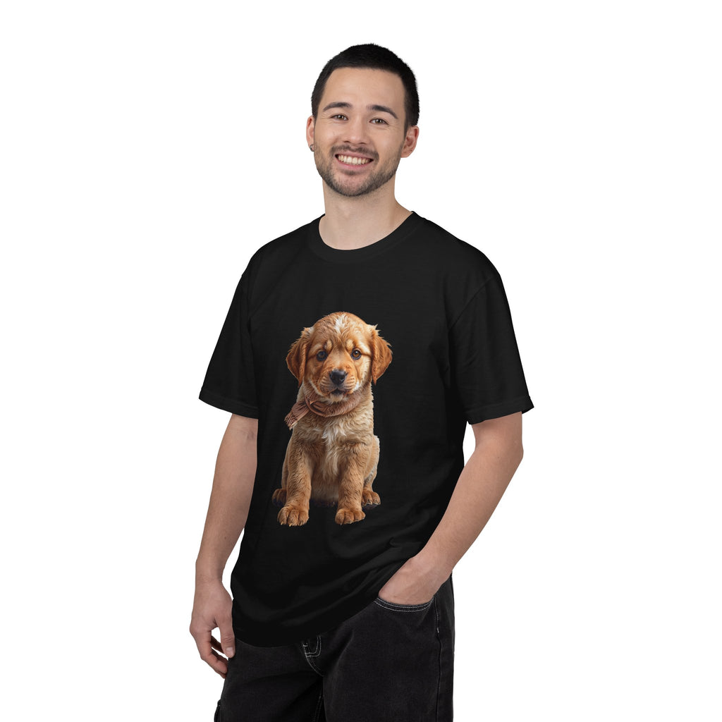 T-shirt chiot Golden Retriever | T-shirt photo de chien mignon