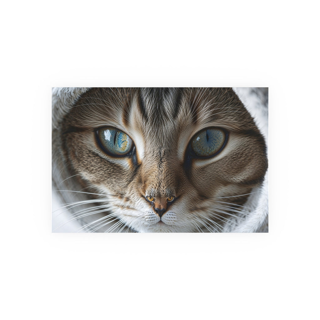 Close-Up Cat Eyes Poster | Cat lovers Poster, cat wall art