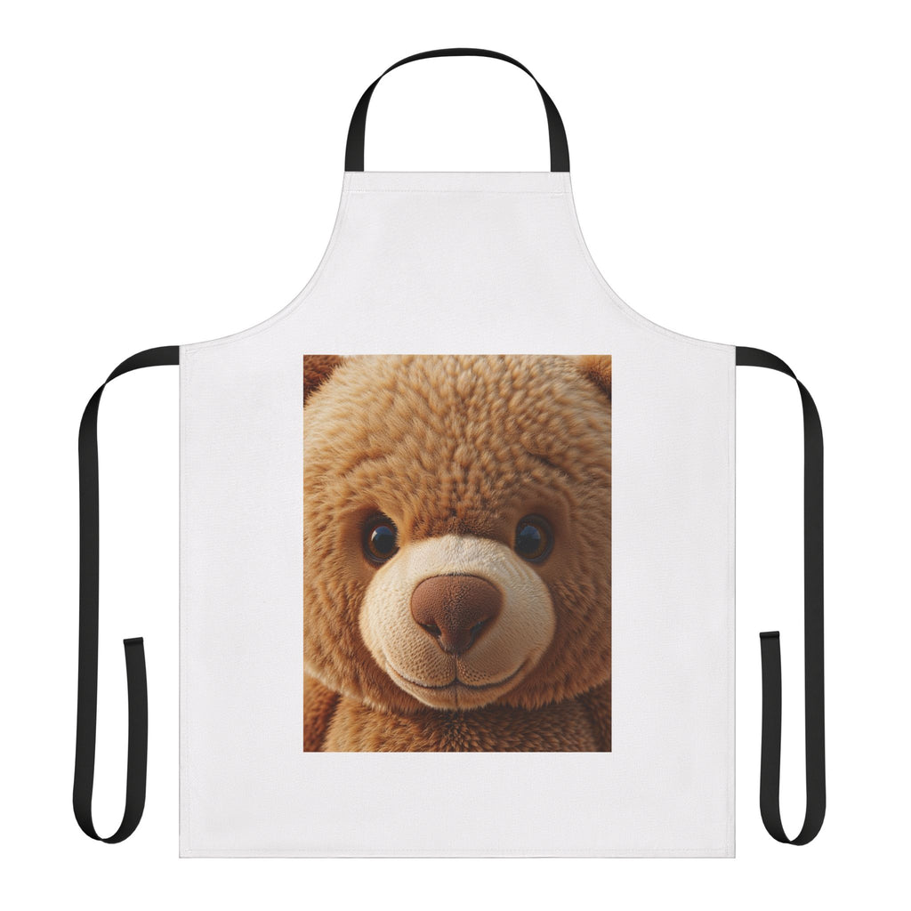 Tablier ours en peluche mignon | Tablier de cuisine en peluche douce