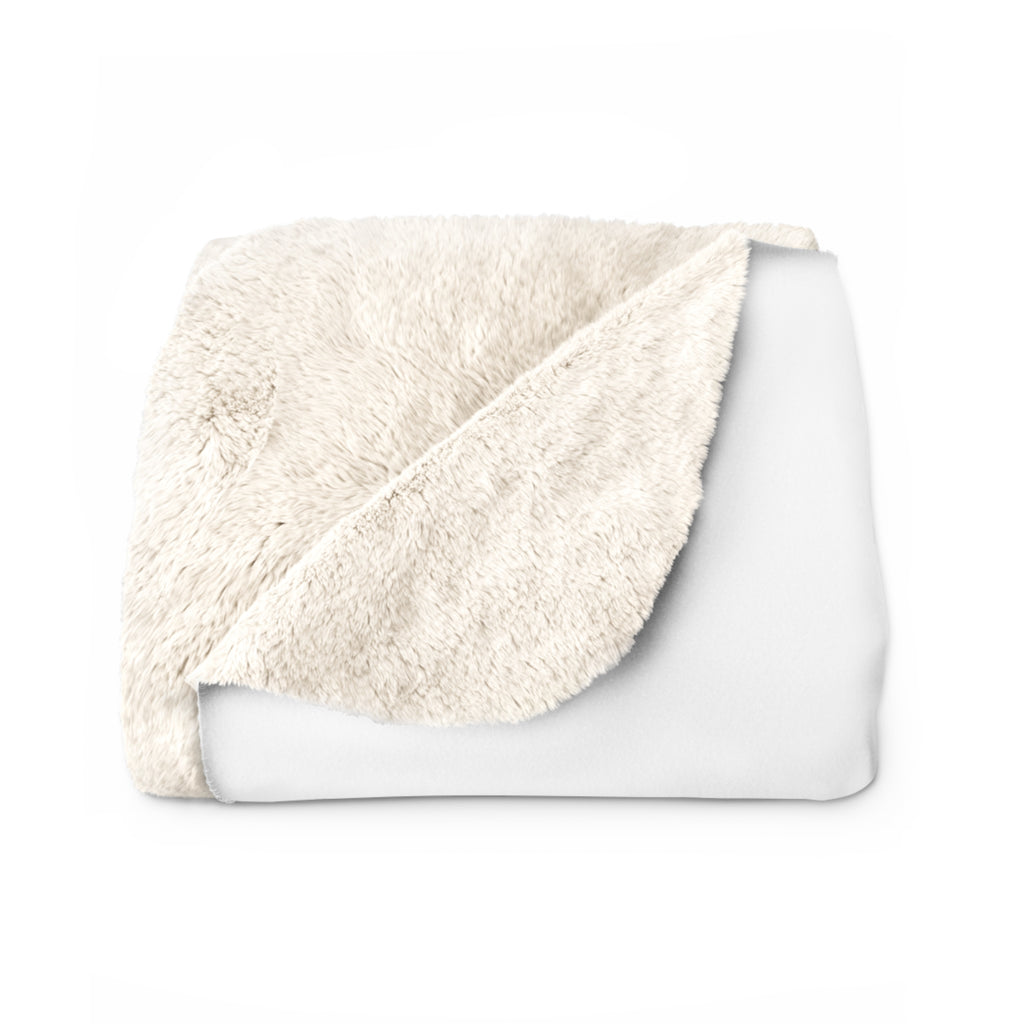 Couverture en polaire sherpa ours en peluche | Couverture enfant en peluche