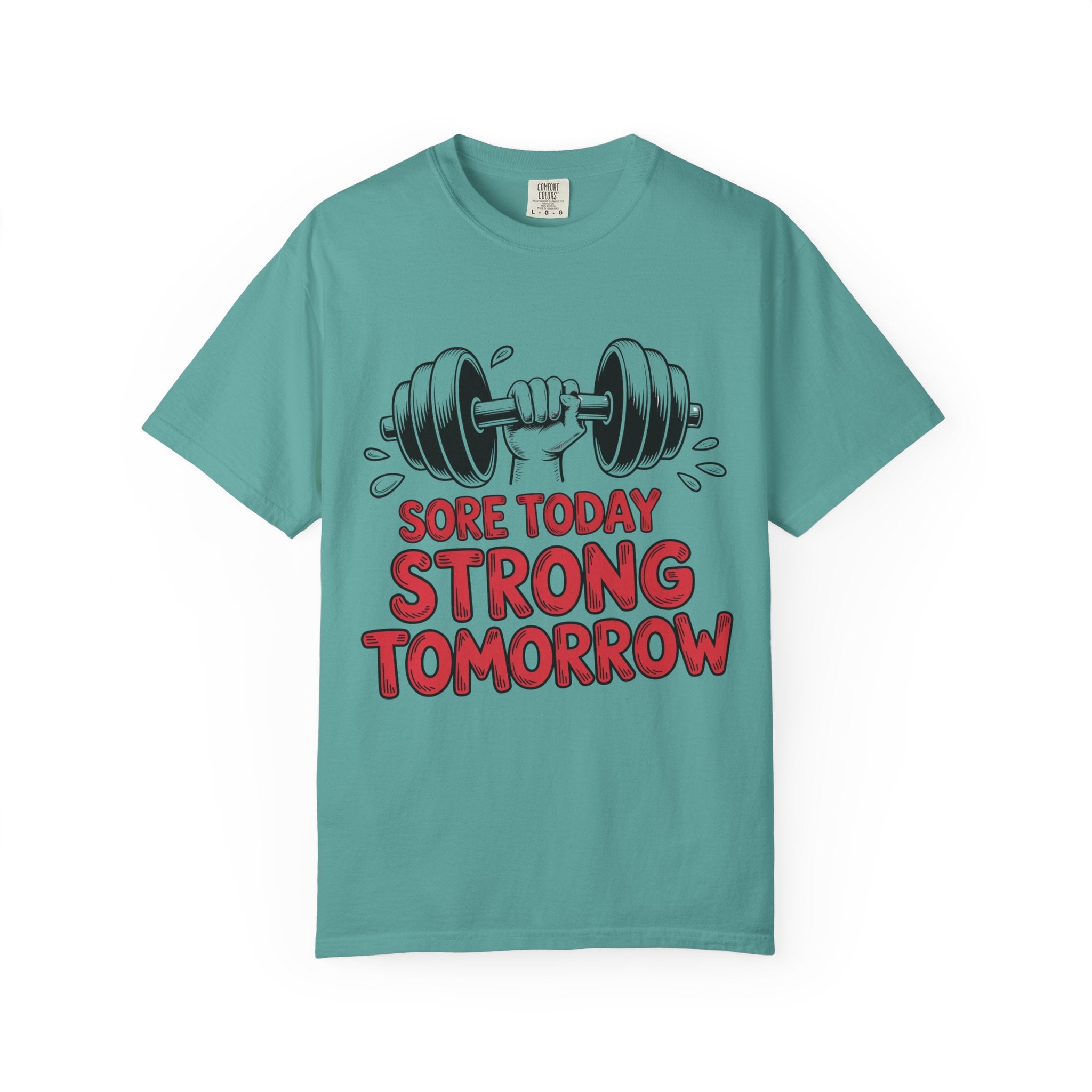 Strong Man T-shirt | Dumbbell Workout Fitnes Tee