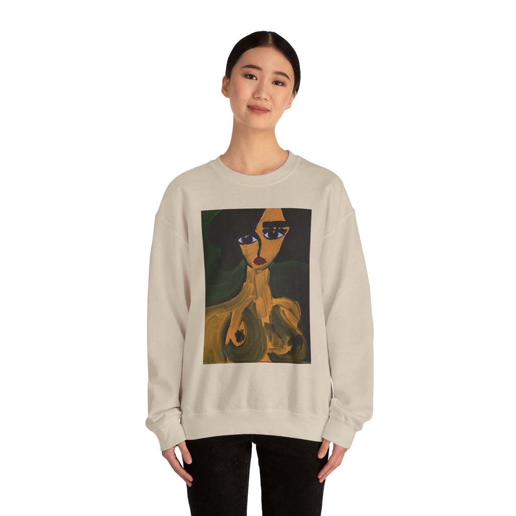 T-shirt Édition Artiste, Portrait de Nu Élégant, Tirage d'Art Limité, Sweat-shirt Peinture de Portrait Abstrait |