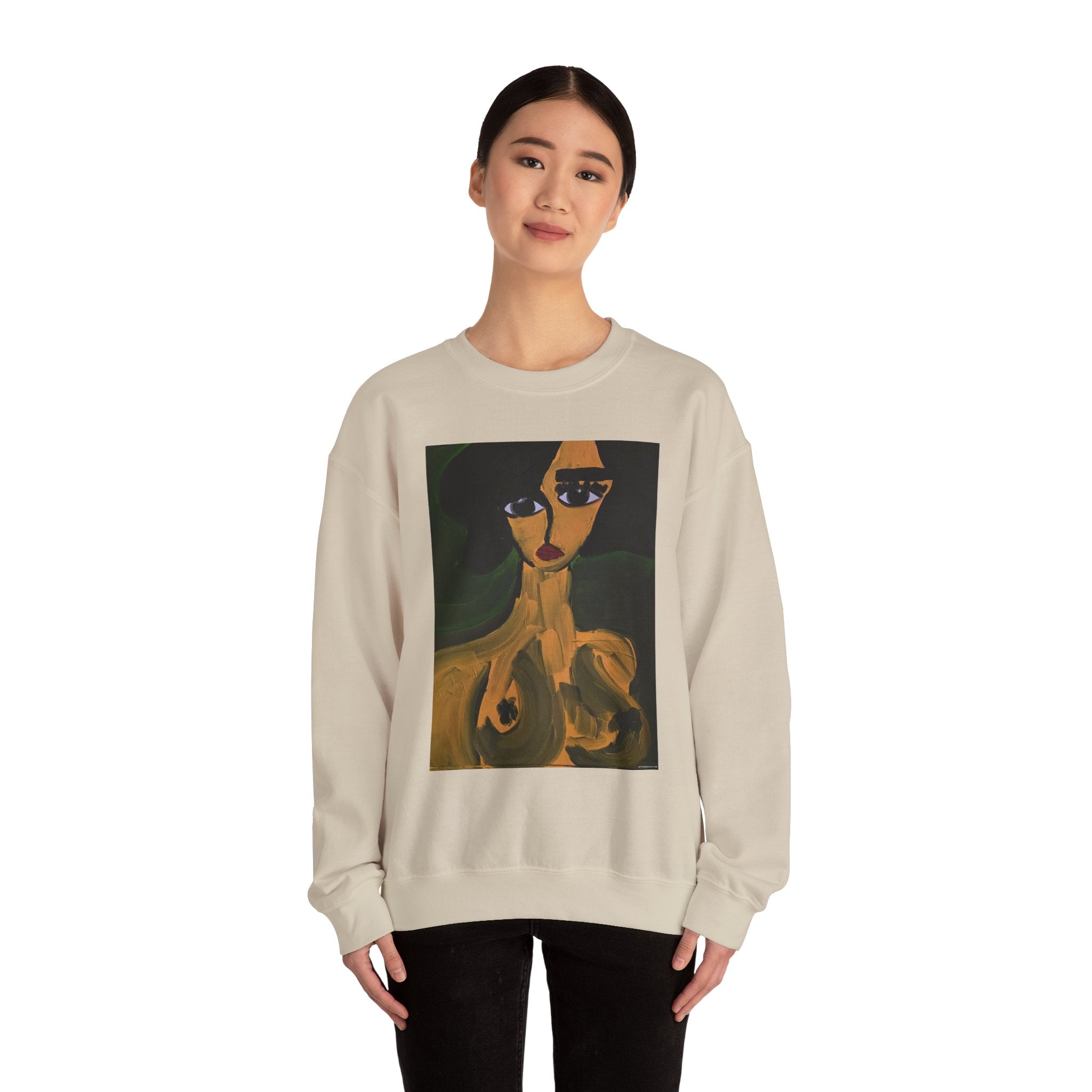 T-shirt Édition Artiste, Portrait de Nu Élégant, Tirage d'Art Limité, Sweat-shirt Peinture de Portrait Abstrait |