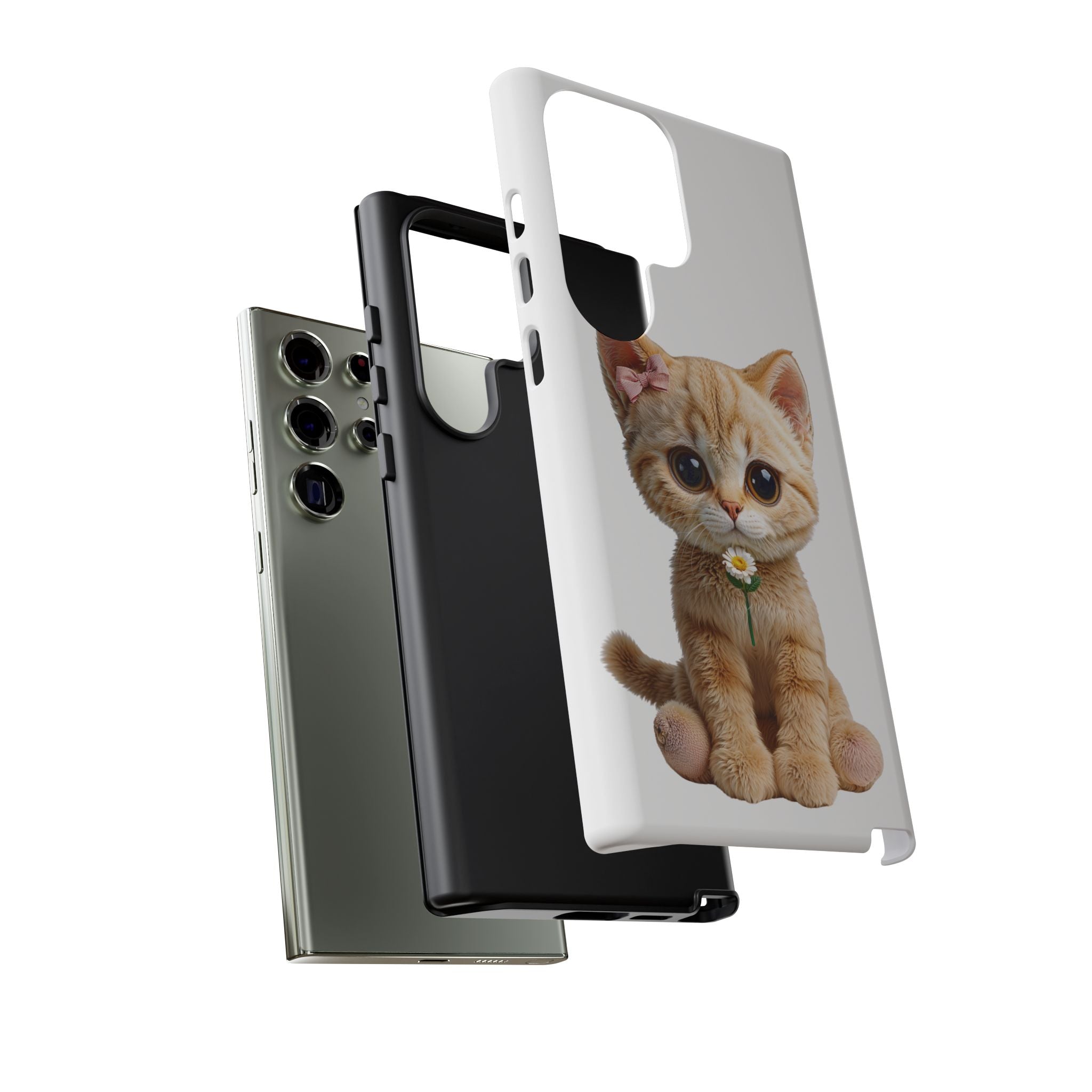 Coque de téléphone chaton | Coque de smartphone chat mignon, coque de téléphone chaton