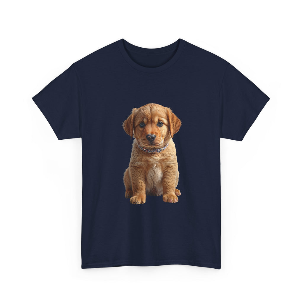 T-shirt avec un adorable chiot Golden Retriever | Portrait de chien