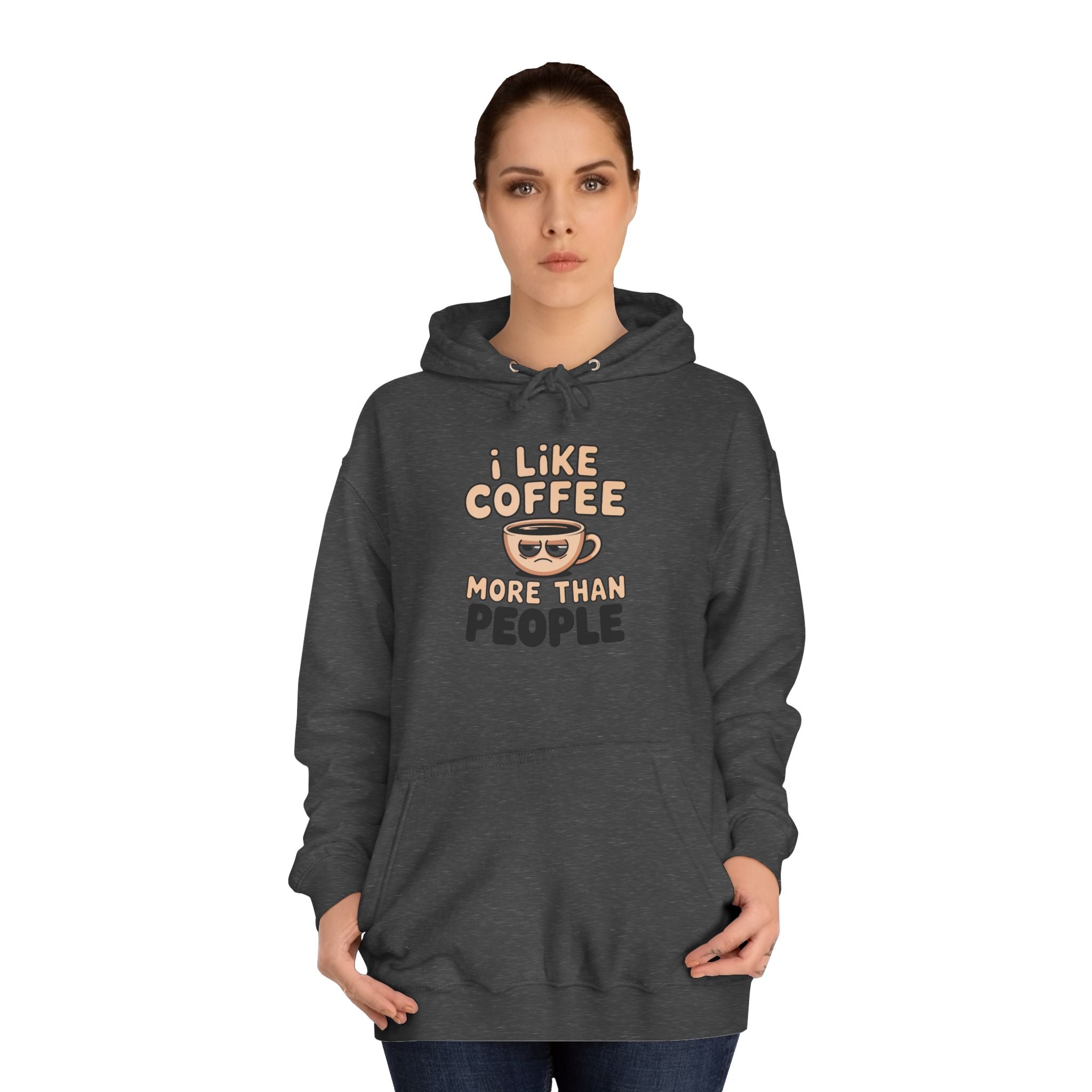 Coffee Lover Hoodie, Funny Coffee Shirt, Funny Slogan Hoodie Empowering Self Love Motivational Pullover Gift