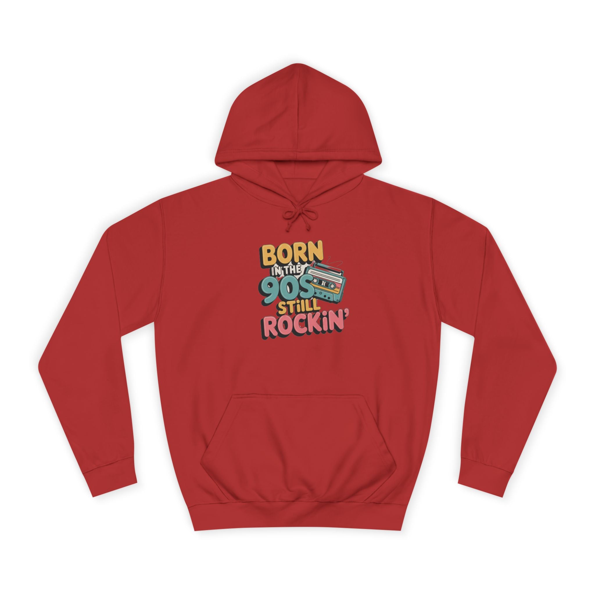 Born in the 90s Still Rockin Hoodie | Retro Cassette 90s Nostalgia