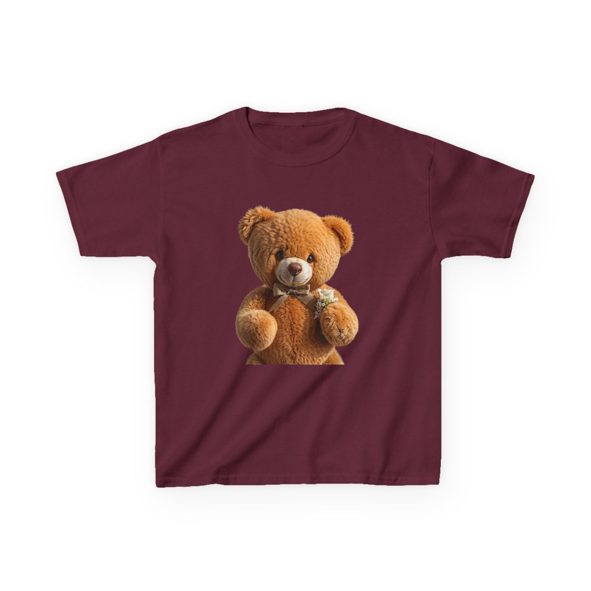 T-shirt enfant ours en peluche mignon | T-shirt imprimé ours en peluche, T-shirt kawaii ours en peluche, T-shirt unisexe doux