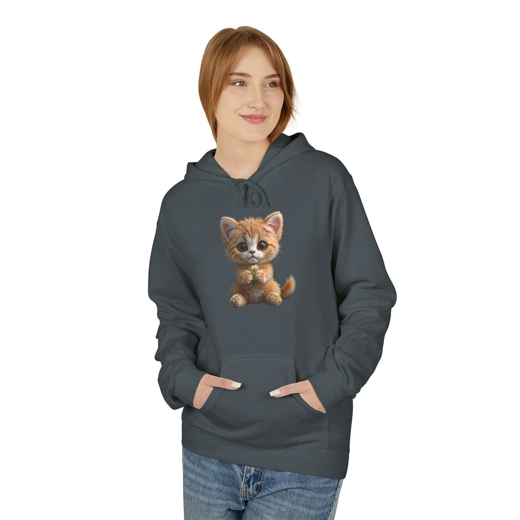 Cute Kitten image Hoodie | Small Cat Illustration hoodie, Limited edition