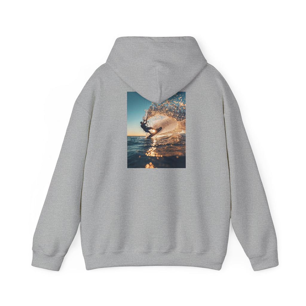 Galaxy Spiral, Hoodie | Surfer Wave Back Print
