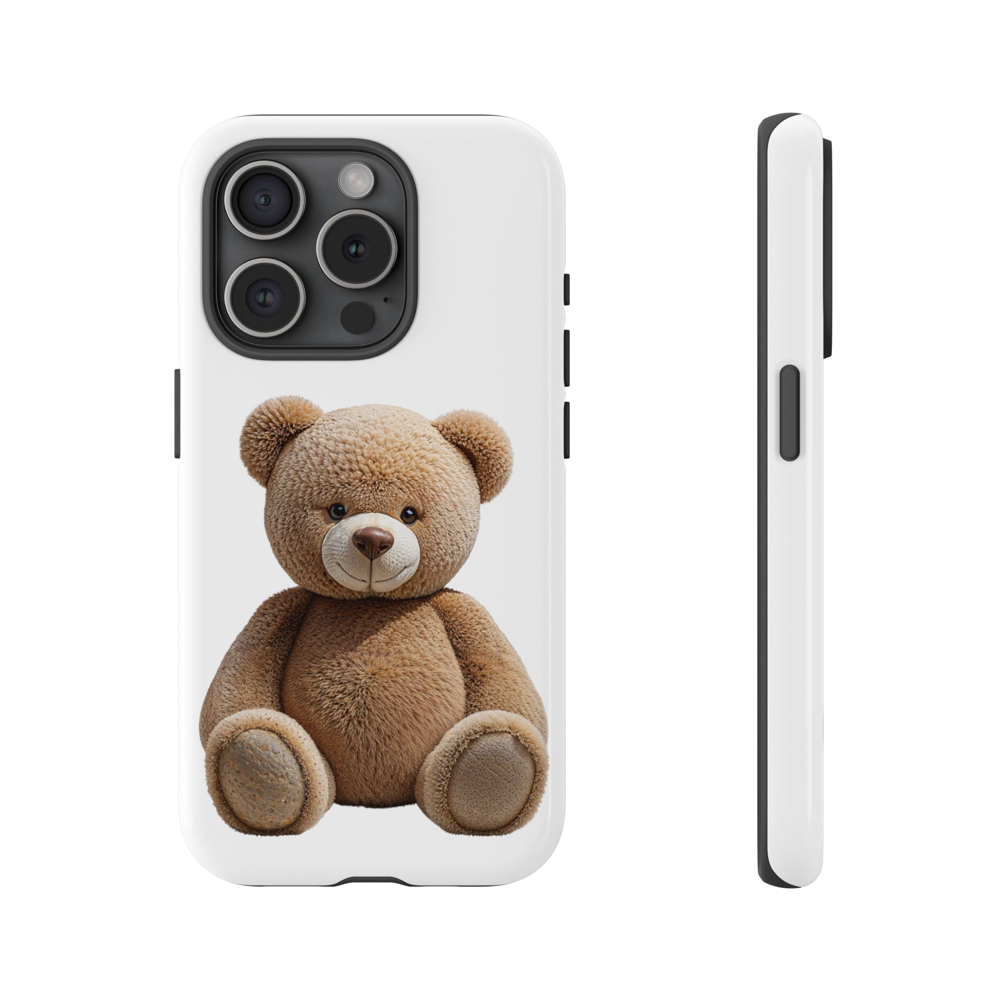 Teddy Bear Phone Case | Cute Plush Toy Illustration, i-phone, Samsung, Google phone