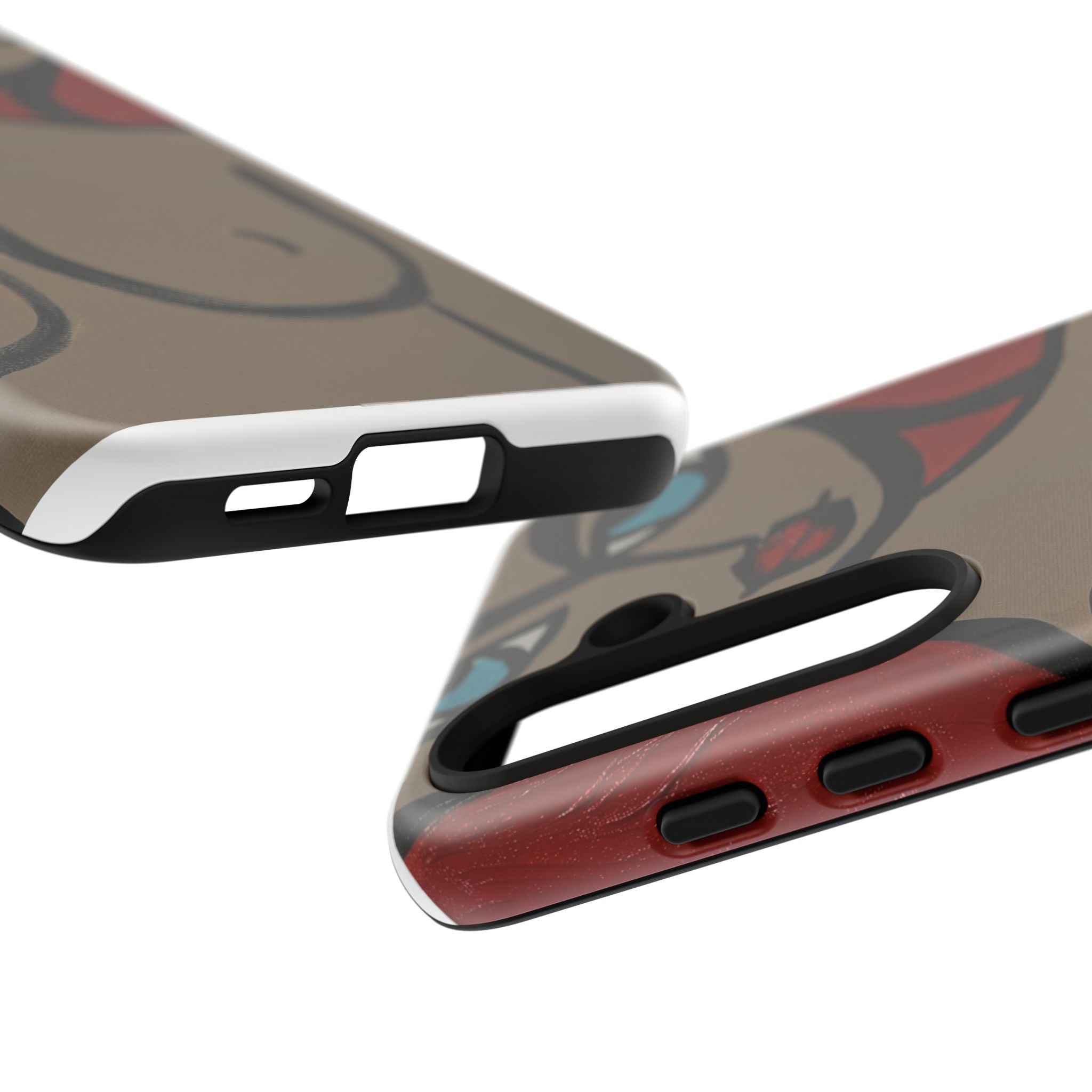 Coque de téléphone minimaliste | Figure féminine abstraite, faite main
