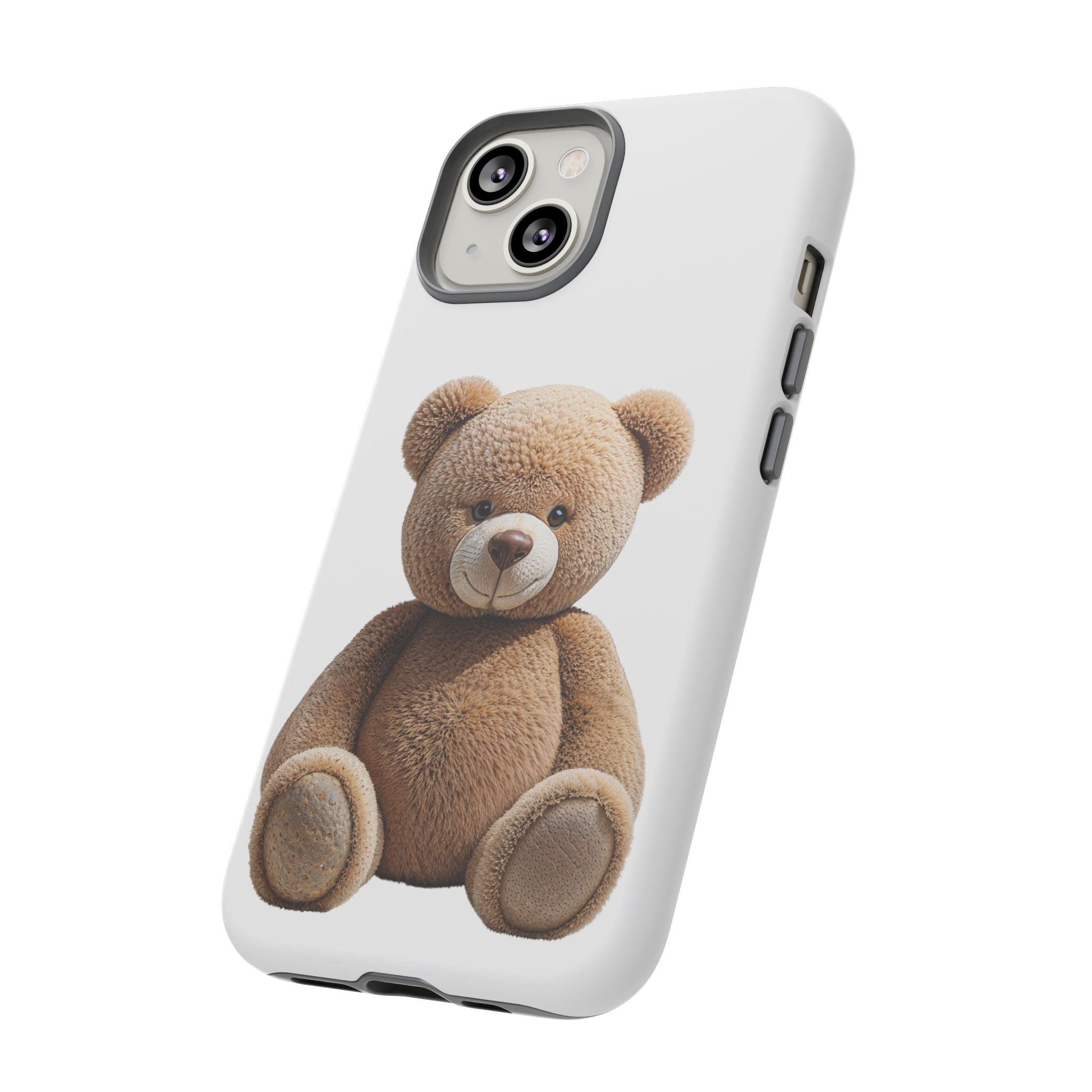 Teddy Bear Phone Case | Cute Plush Toy Illustration, i-phone, Samsung, Google phone