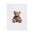 Couverture en velours peluche ours en peluche marron | Plaid mignon en peluche
