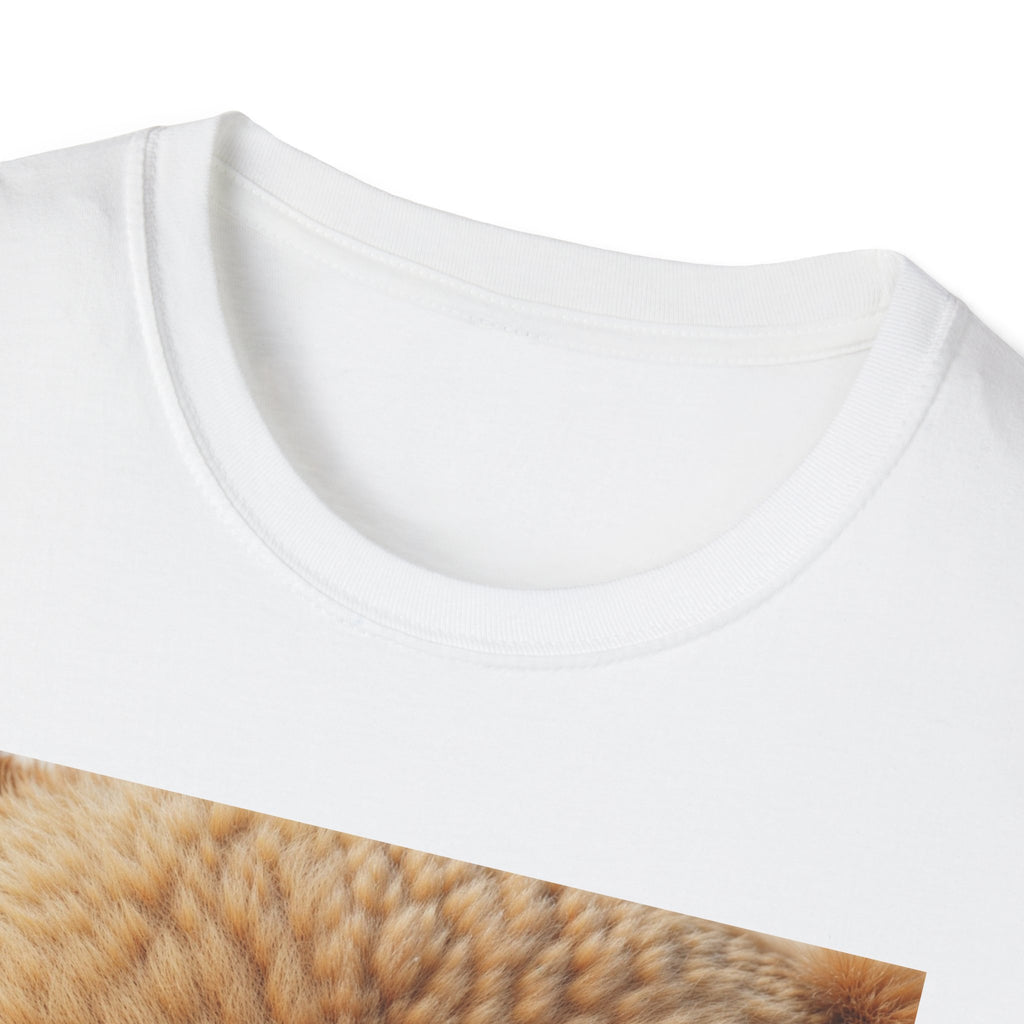 Kawaii Teddy Tee, Cute Cartoon Bear Print, Soft Unisex Tee, Teddy Bear Face T-Shirt | Cute Plush Photo Tee