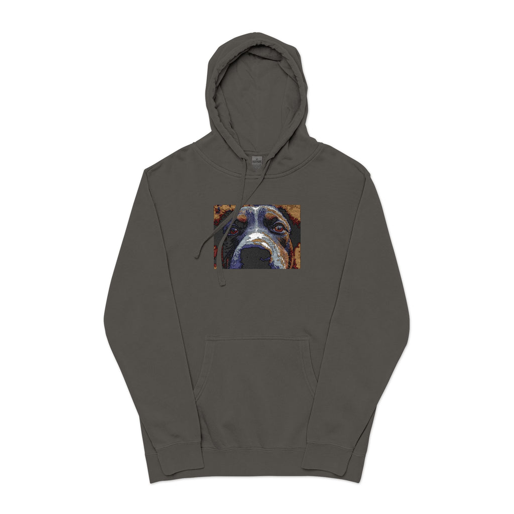 Sweat à capuche avec gros plan d'un boxer | Pull portrait animalier, sweat-shirt confortable