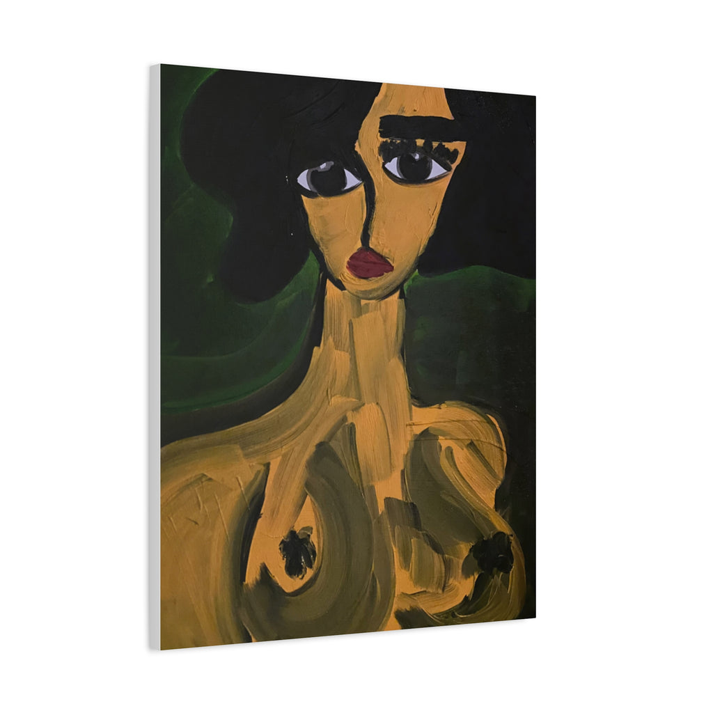 Toile de portrait abstrait | Art contemporain sur toile, art minimaliste