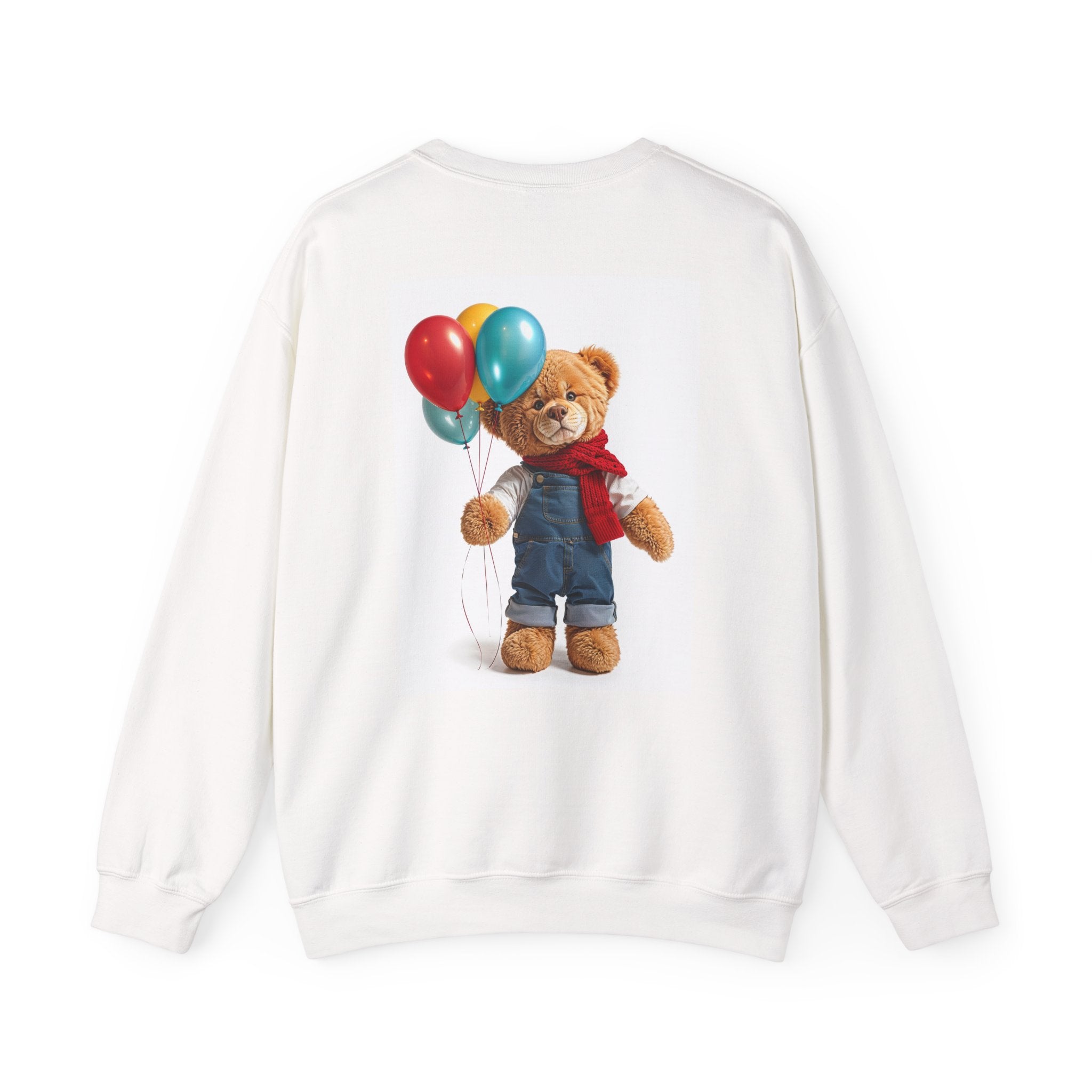 Sweat-shirt ours en peluche | Ours en peluche mignon avec ballons