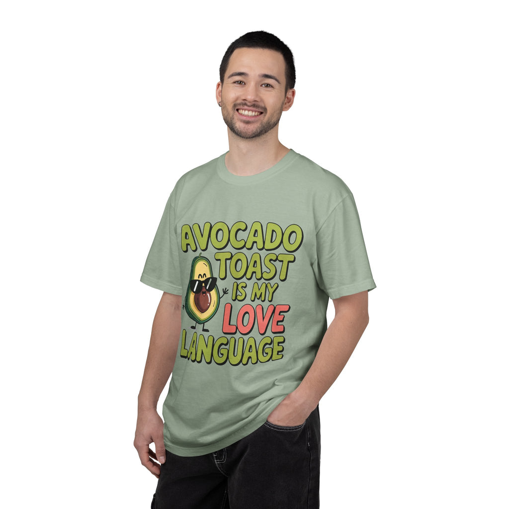 Avocado Toast Is My Love Language T-Shirt | Avocado Graphic Tee