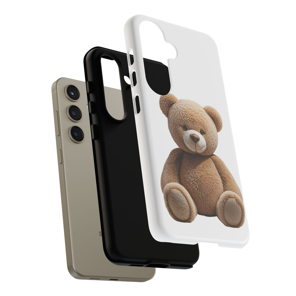 Teddy Bear Phone Case | Cute Plush Toy Illustration, i-phone, Samsung, Google phone