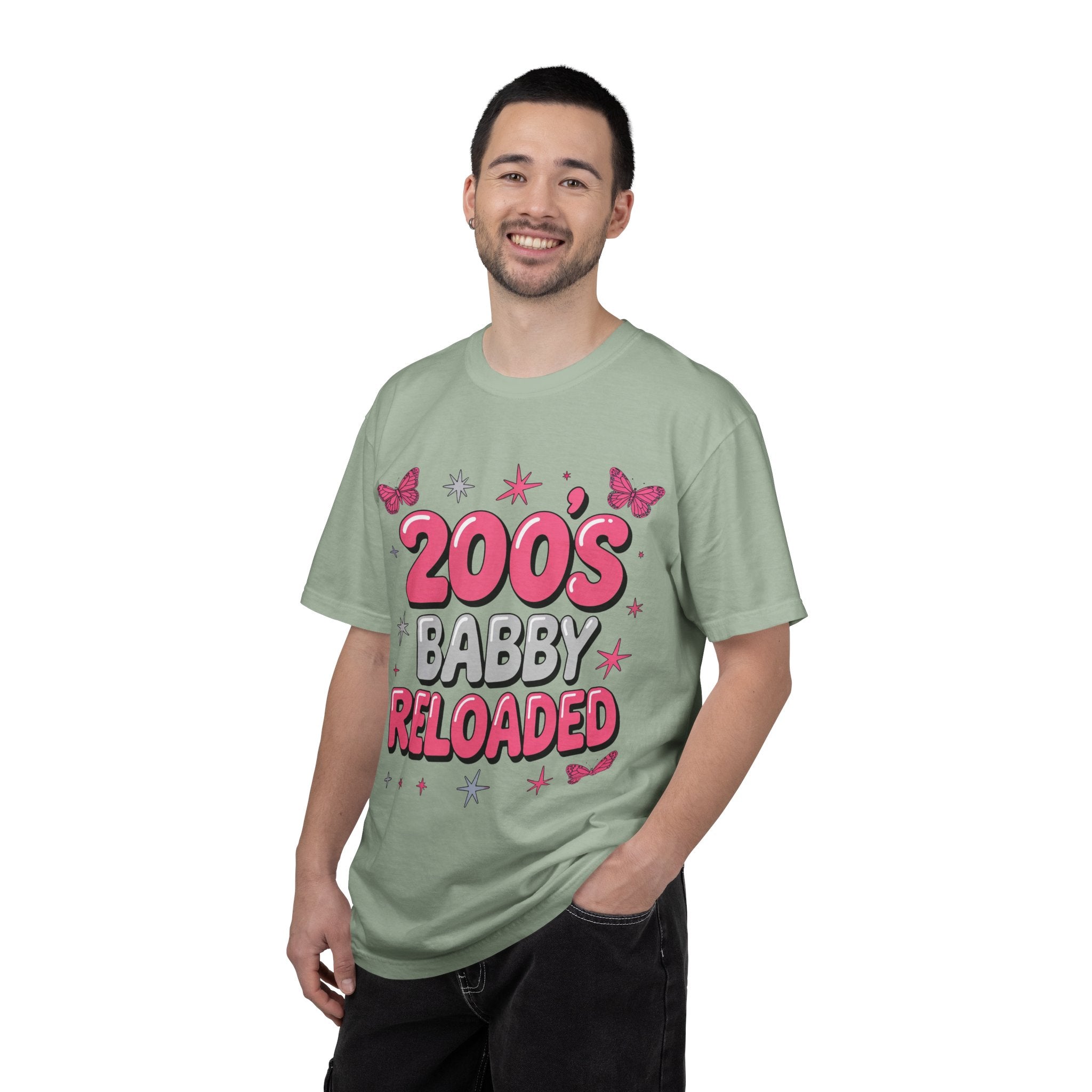 2000s Baby Reloaded T-shirt | Y2K Butterfly Graphic Tee