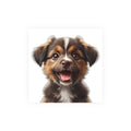 Smiling Puppy Poster, dog lover poster