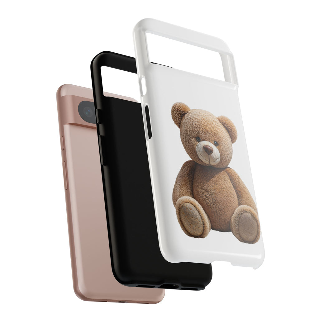 Teddy Bear Phone Case | Cute Plush Toy Illustration, i-phone, Samsung, Google phone