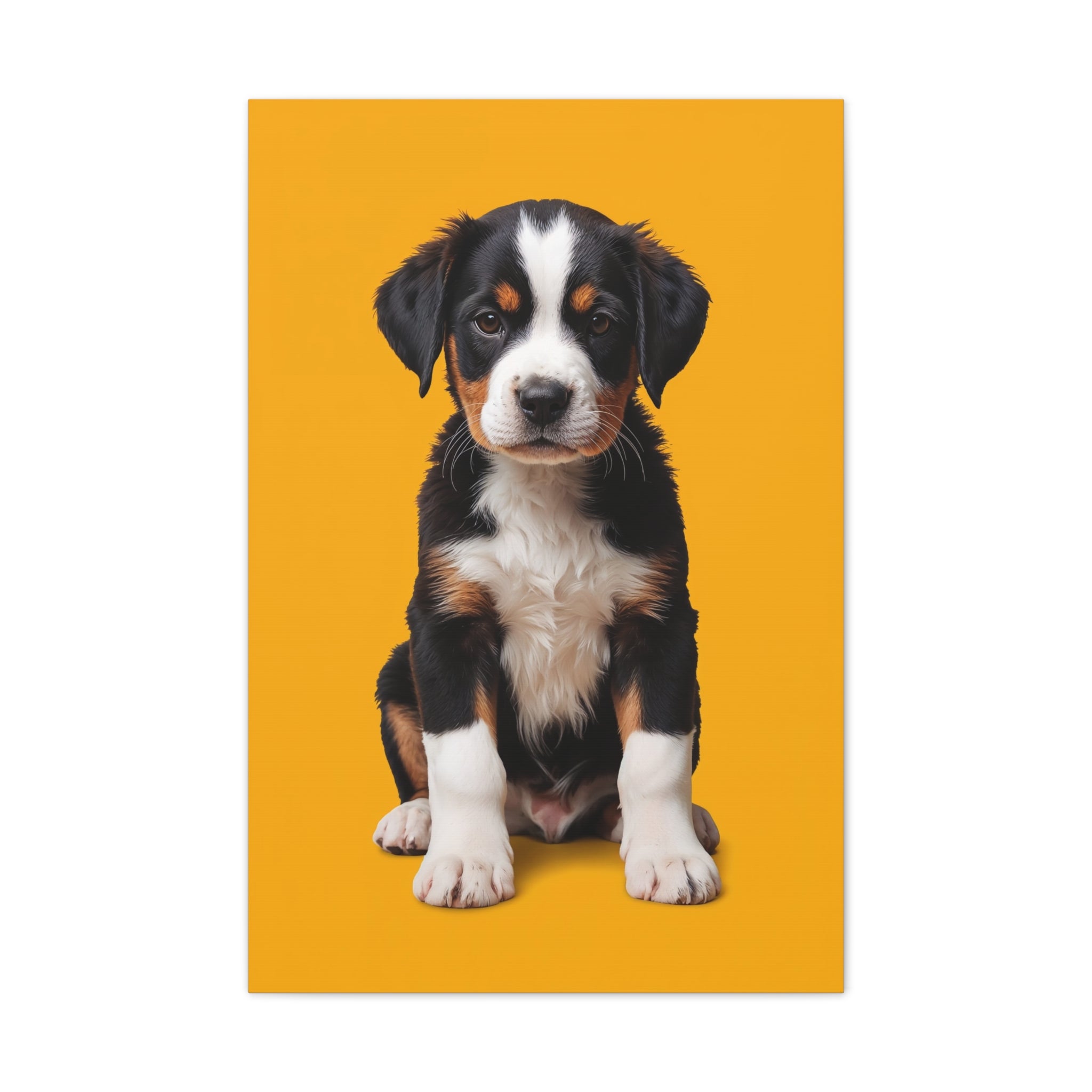 Bernese Mountain Dog Puppy Canvas, gift for dog lovers