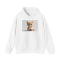 Sweat à capuche chaton assis mignon, illustration de chat mignon | Sweat-shirt chat kawaii