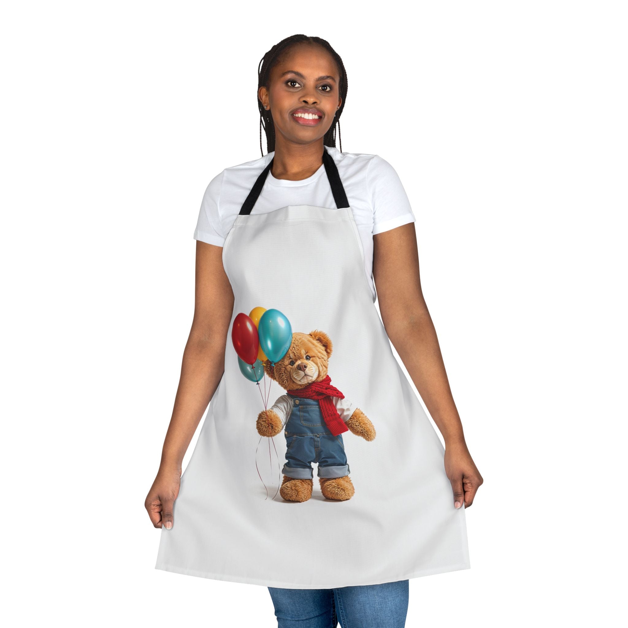 Tablier de cuisine/pâtisserie avec adorable motif ourson marron | Tablier de cuisine/pâtisserie