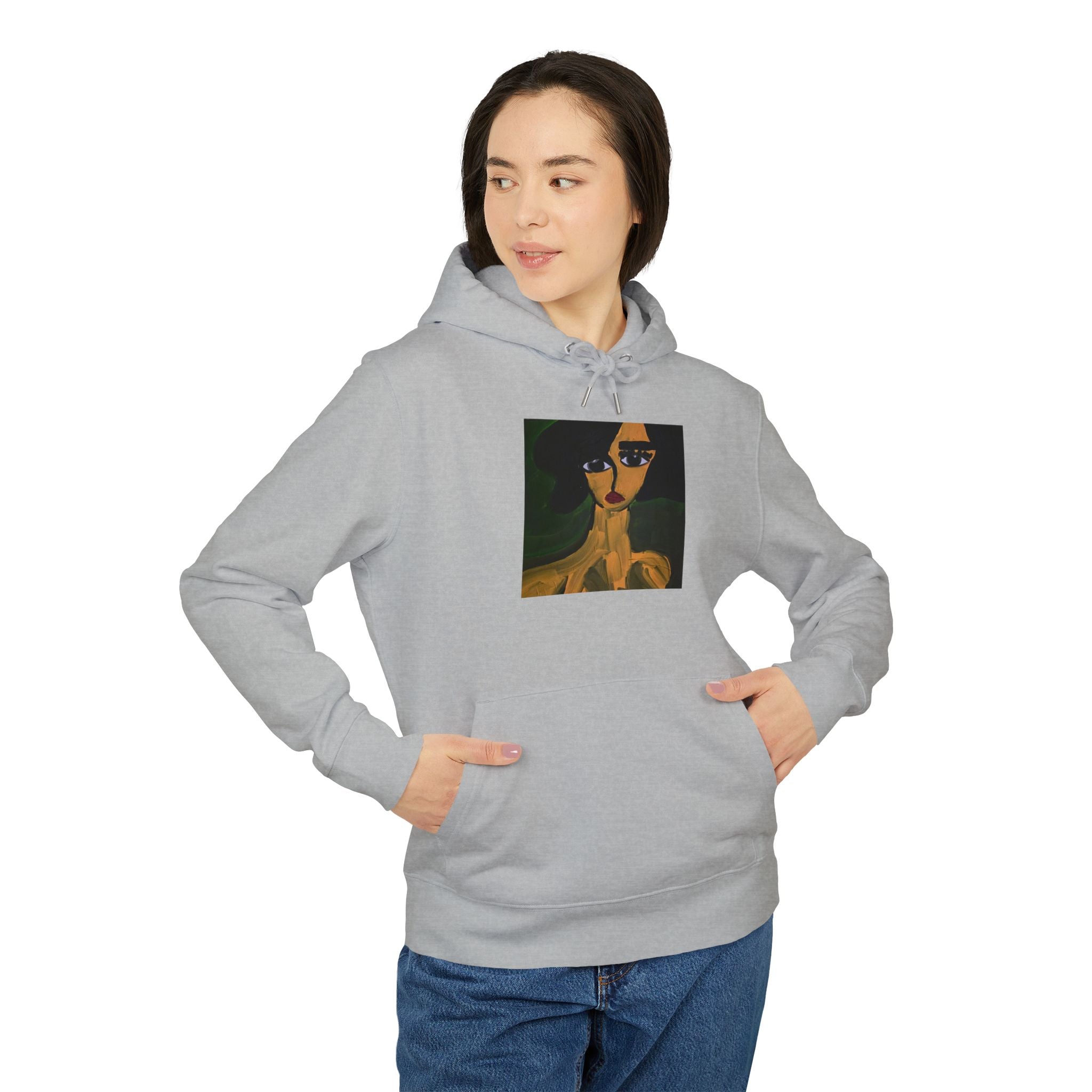 Woman Portrait painting Hoodie | Abstract female face art