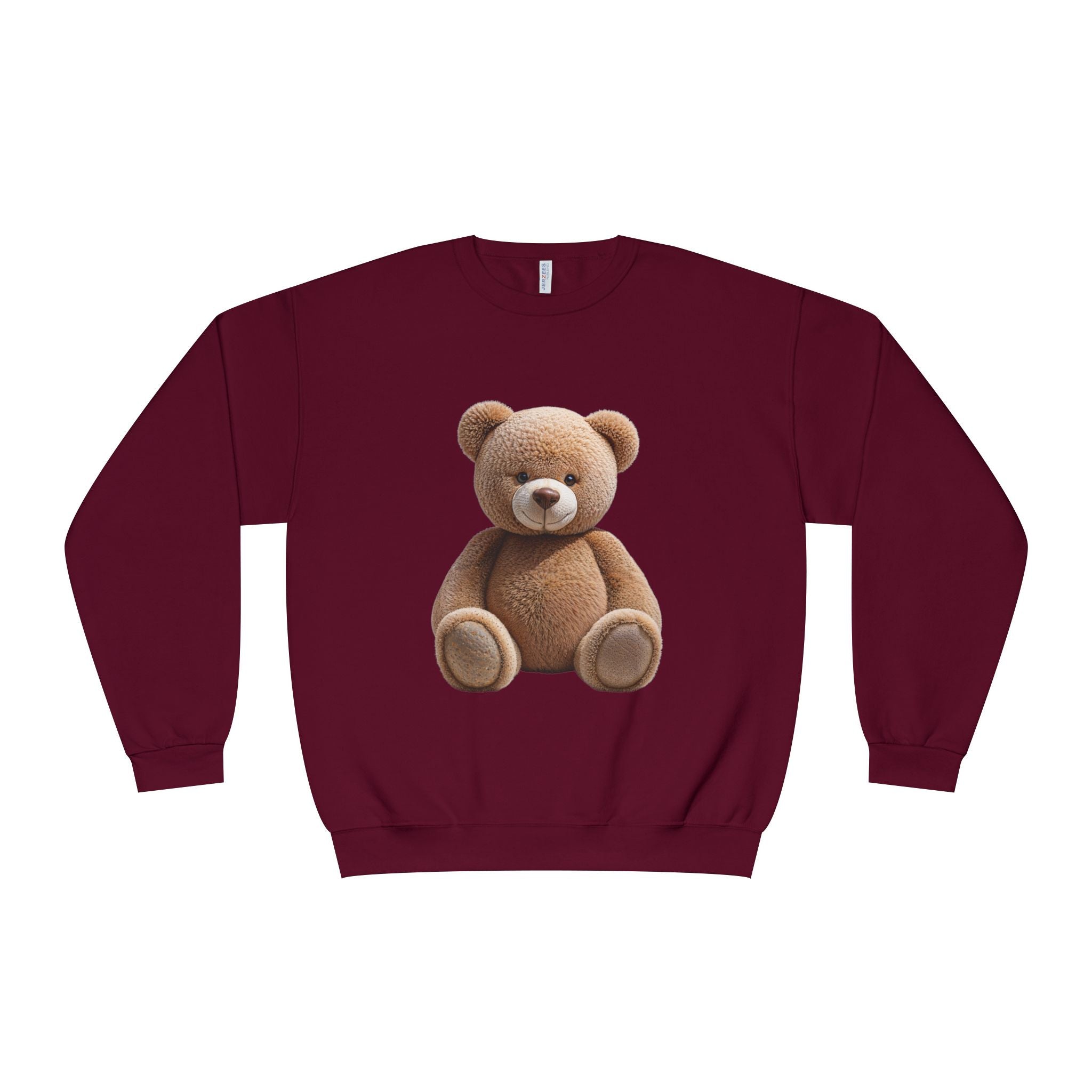 Sweat-shirt imprimé ours en peluche marron | Illustration de jouet mignon
