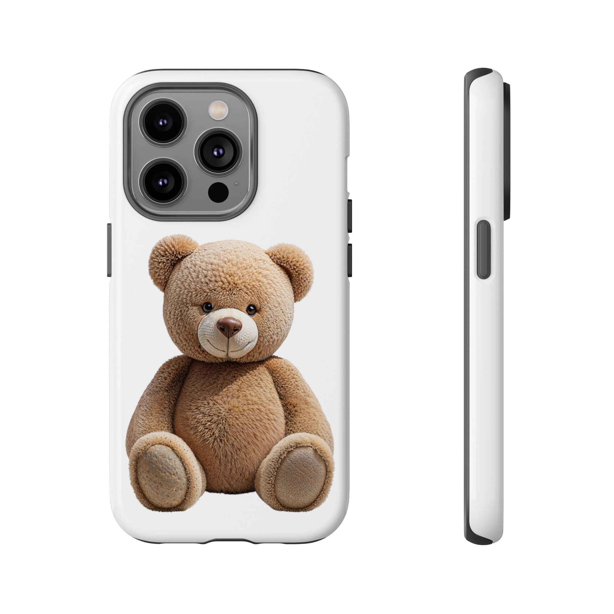 Teddy Bear Phone Case | Cute Plush Toy Illustration, i-phone, Samsung, Google phone