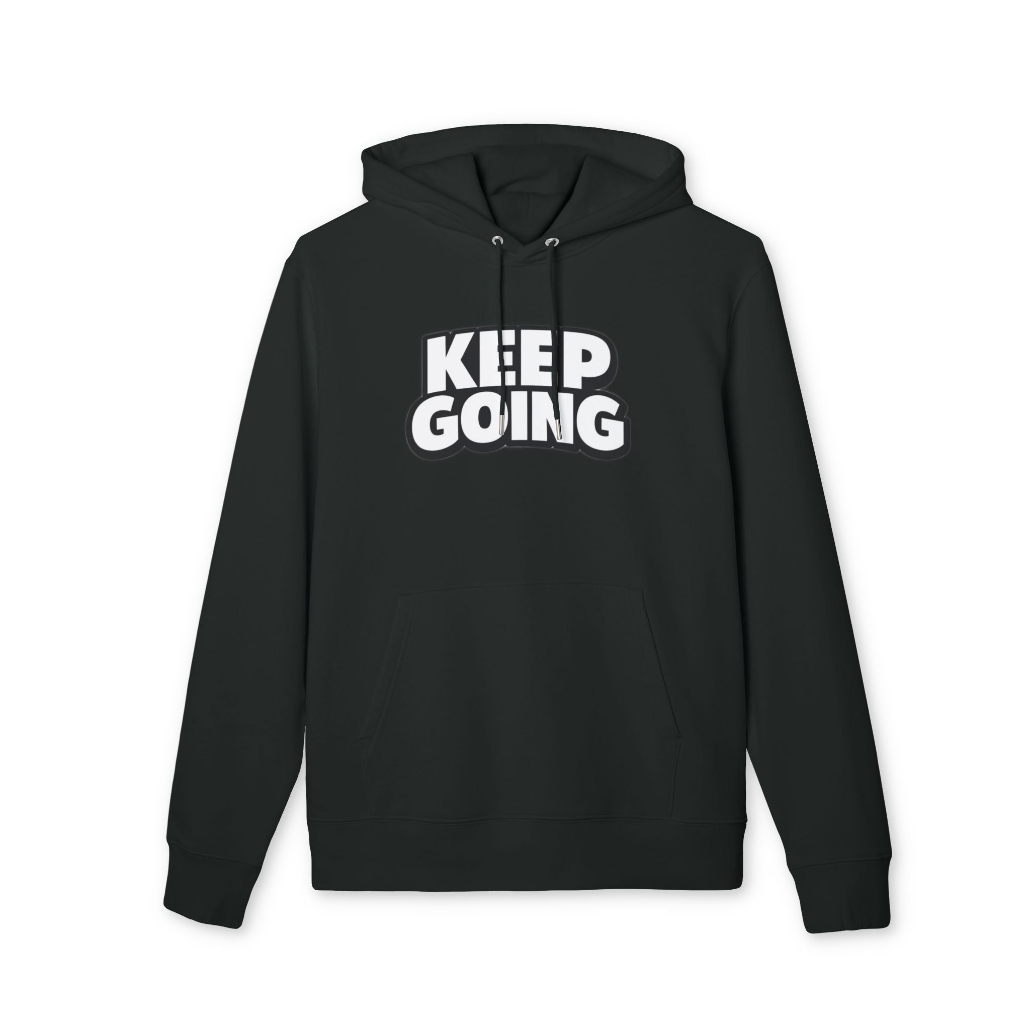 Keep Going Hoodie | Motivational Typography Hooded Sweatshirt