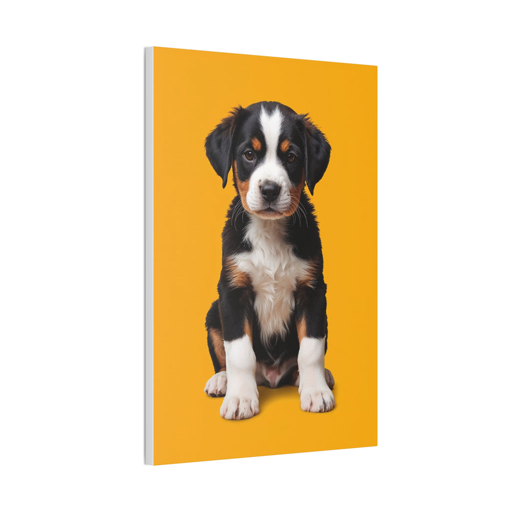 Bernese Mountain Dog Puppy Canvas, gift for dog lovers