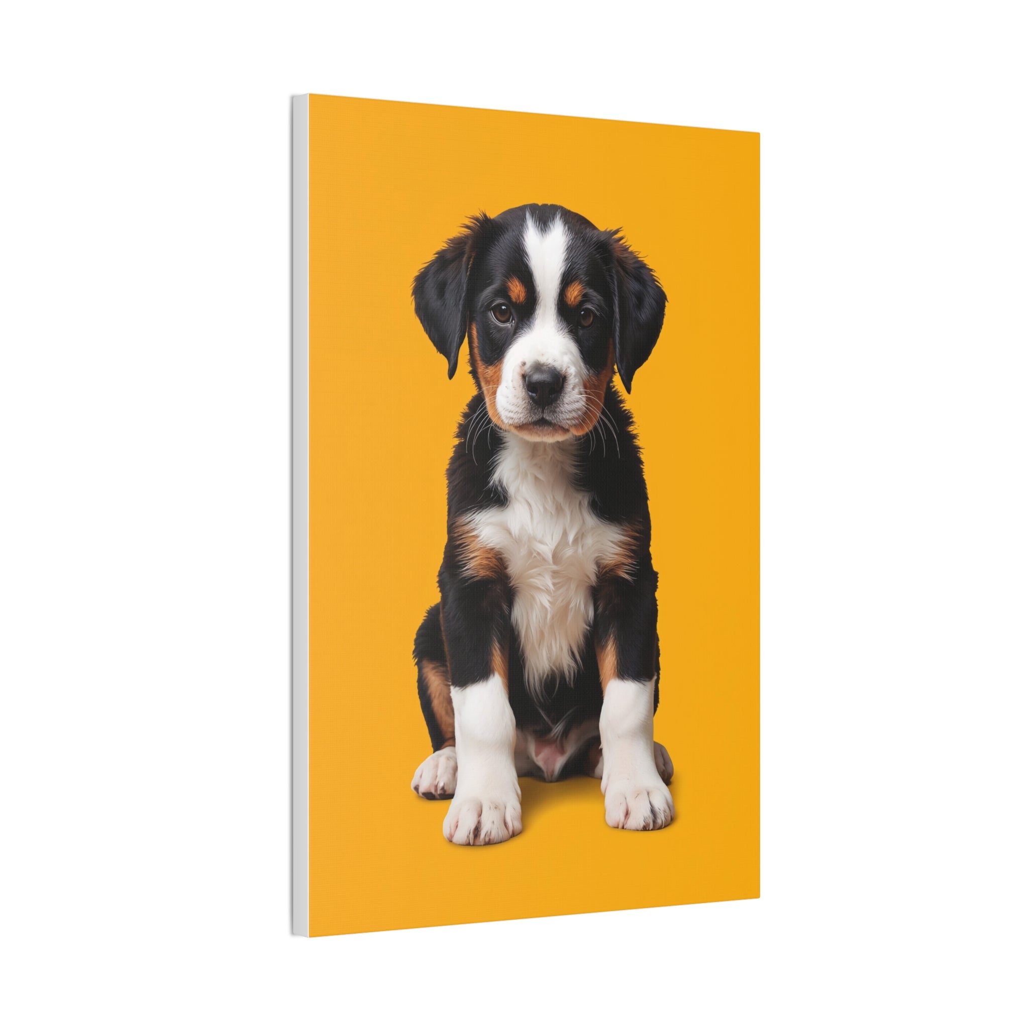 Bernese Mountain Dog Puppy Canvas, gift for dog lovers
