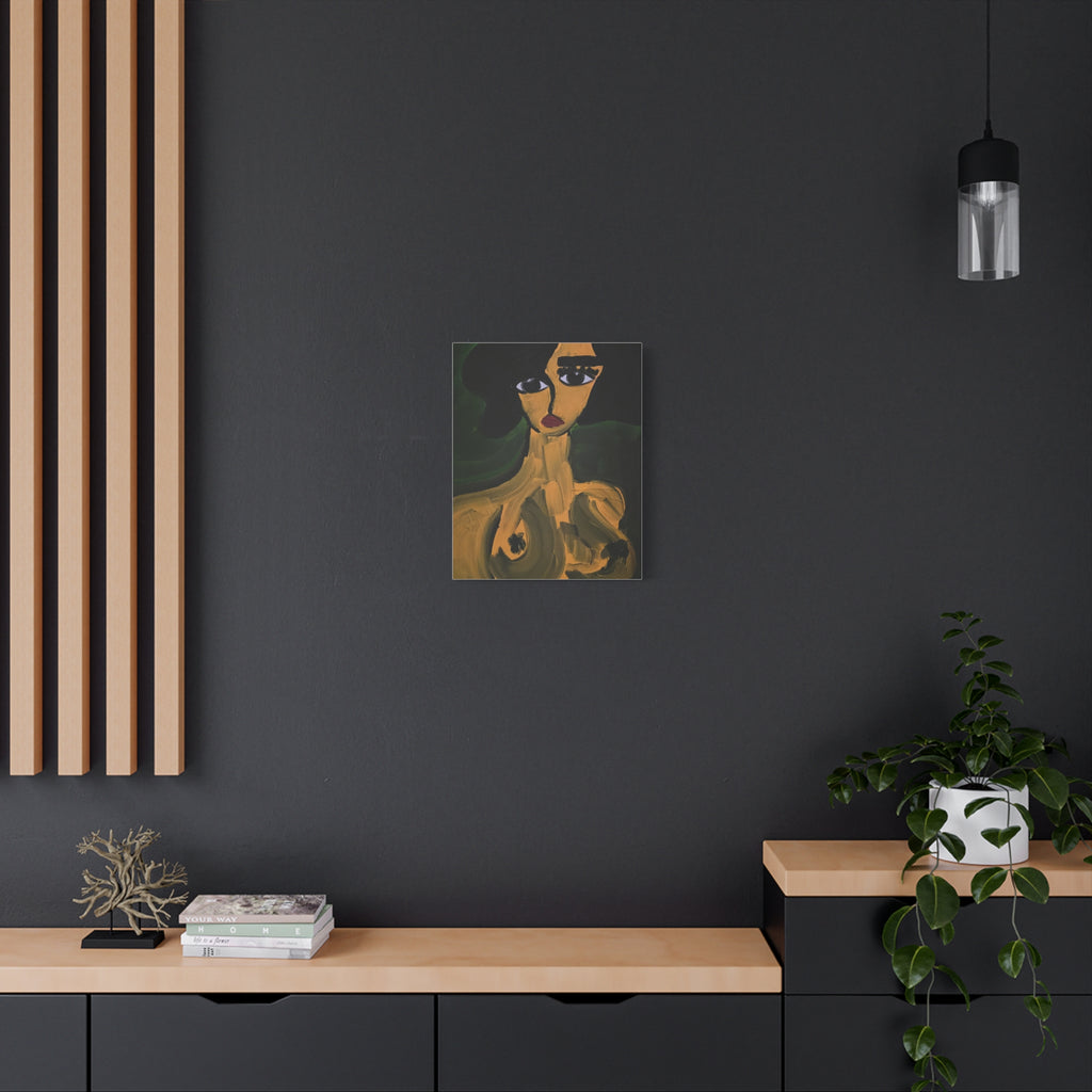 Toile de portrait abstrait | Art contemporain sur toile, art minimaliste