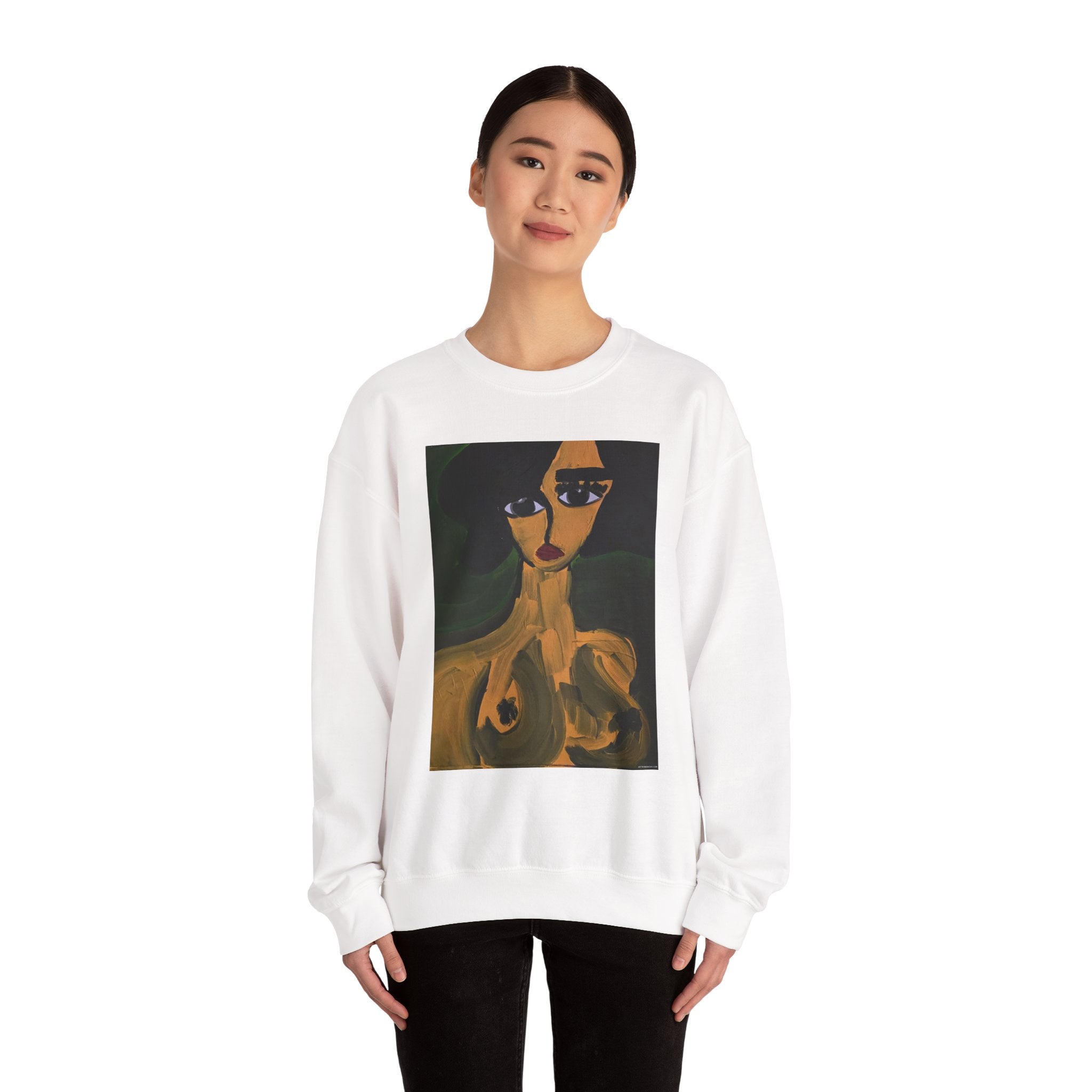 T-shirt Édition Artiste, Portrait de Nu Élégant, Tirage d'Art Limité, Sweat-shirt Peinture de Portrait Abstrait |