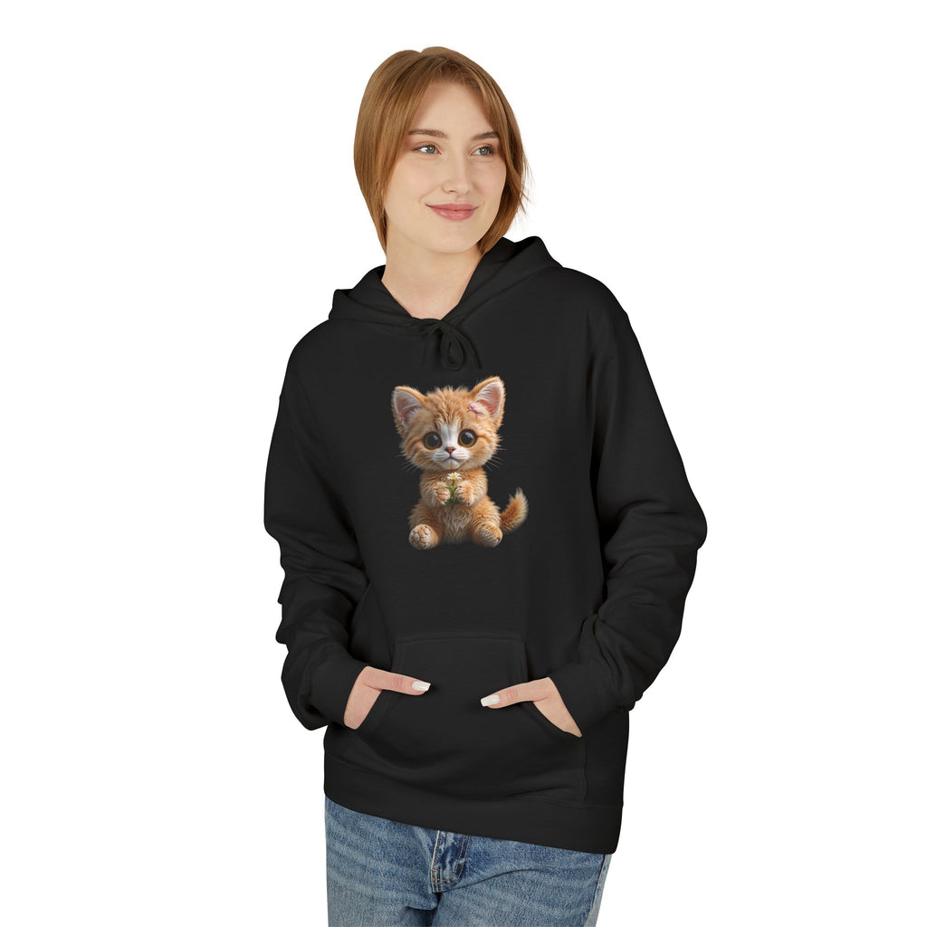 Cute Kitten image Hoodie | Small Cat Illustration hoodie, Limited edition