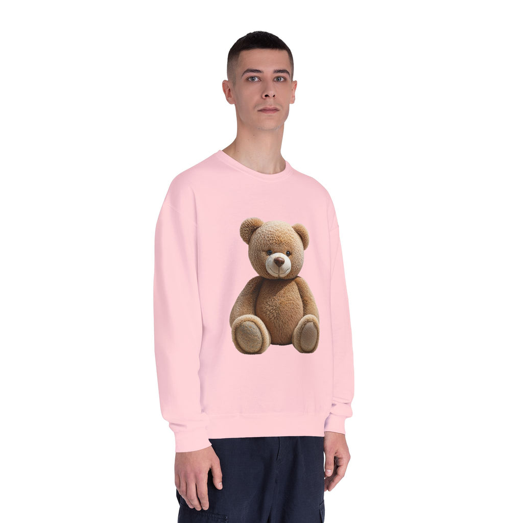 Sweat-shirt imprimé ours en peluche marron | Illustration de jouet mignon