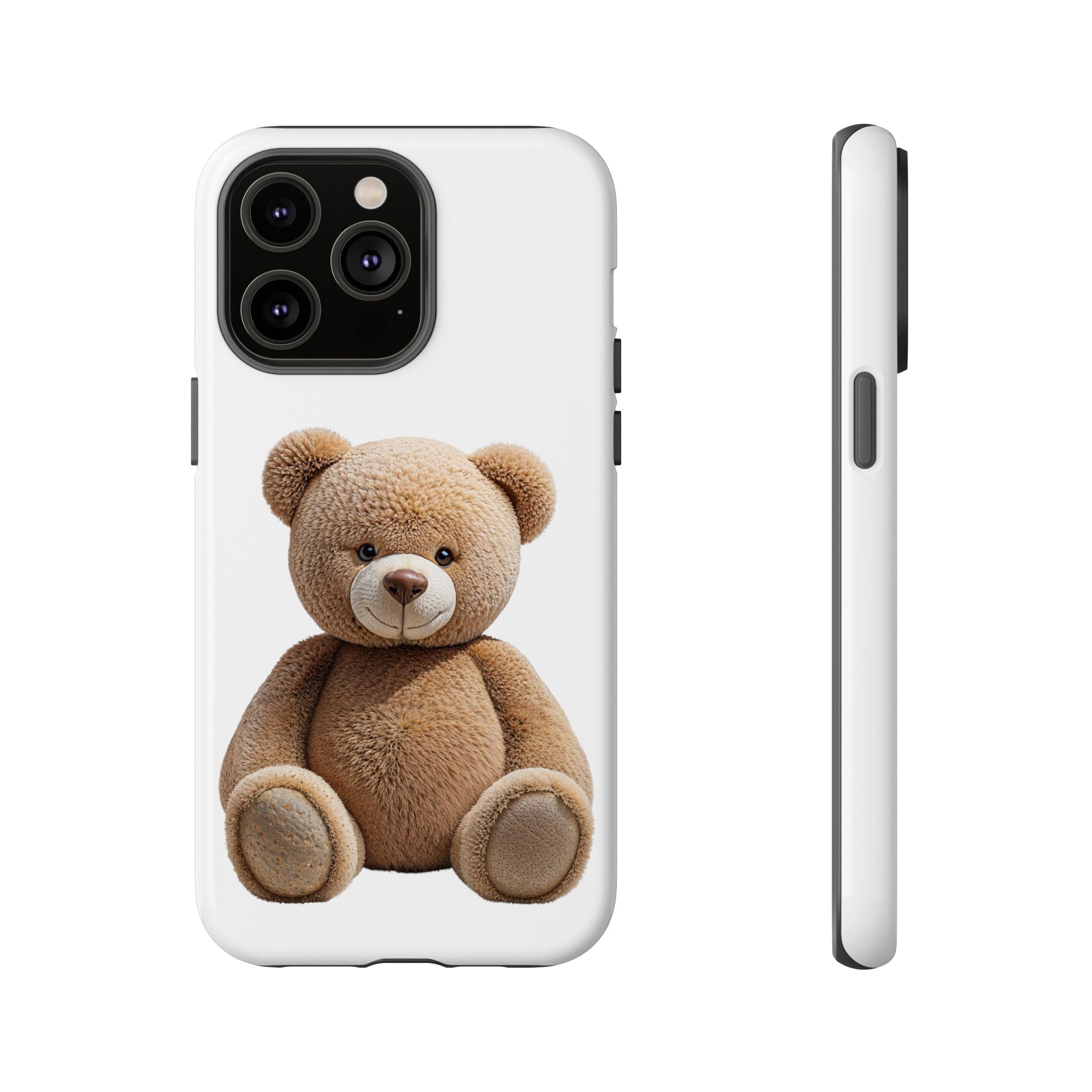Teddy Bear Phone Case | Cute Plush Toy Illustration, i-phone, Samsung, Google phone
