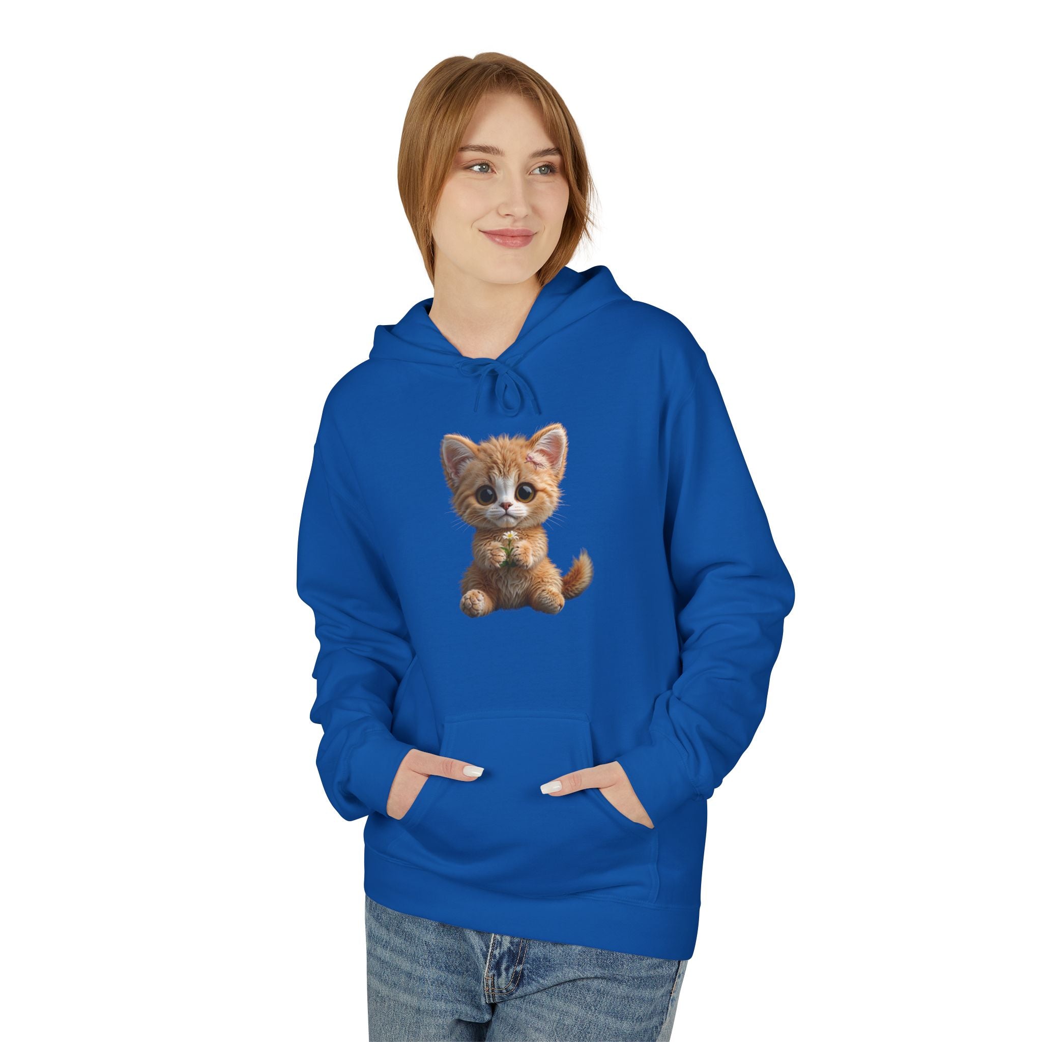 Cute Kitten image Hoodie | Small Cat Illustration hoodie, Limited edition